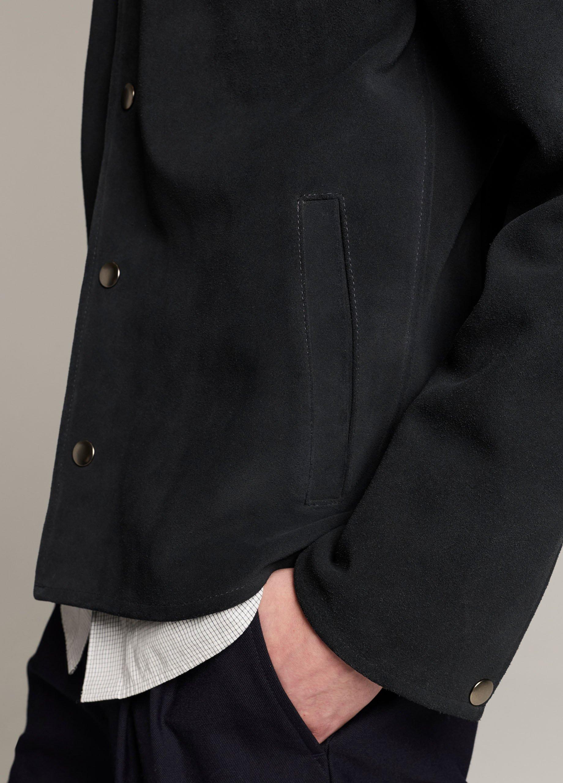 Split Suede Coaches Jacket image number 1