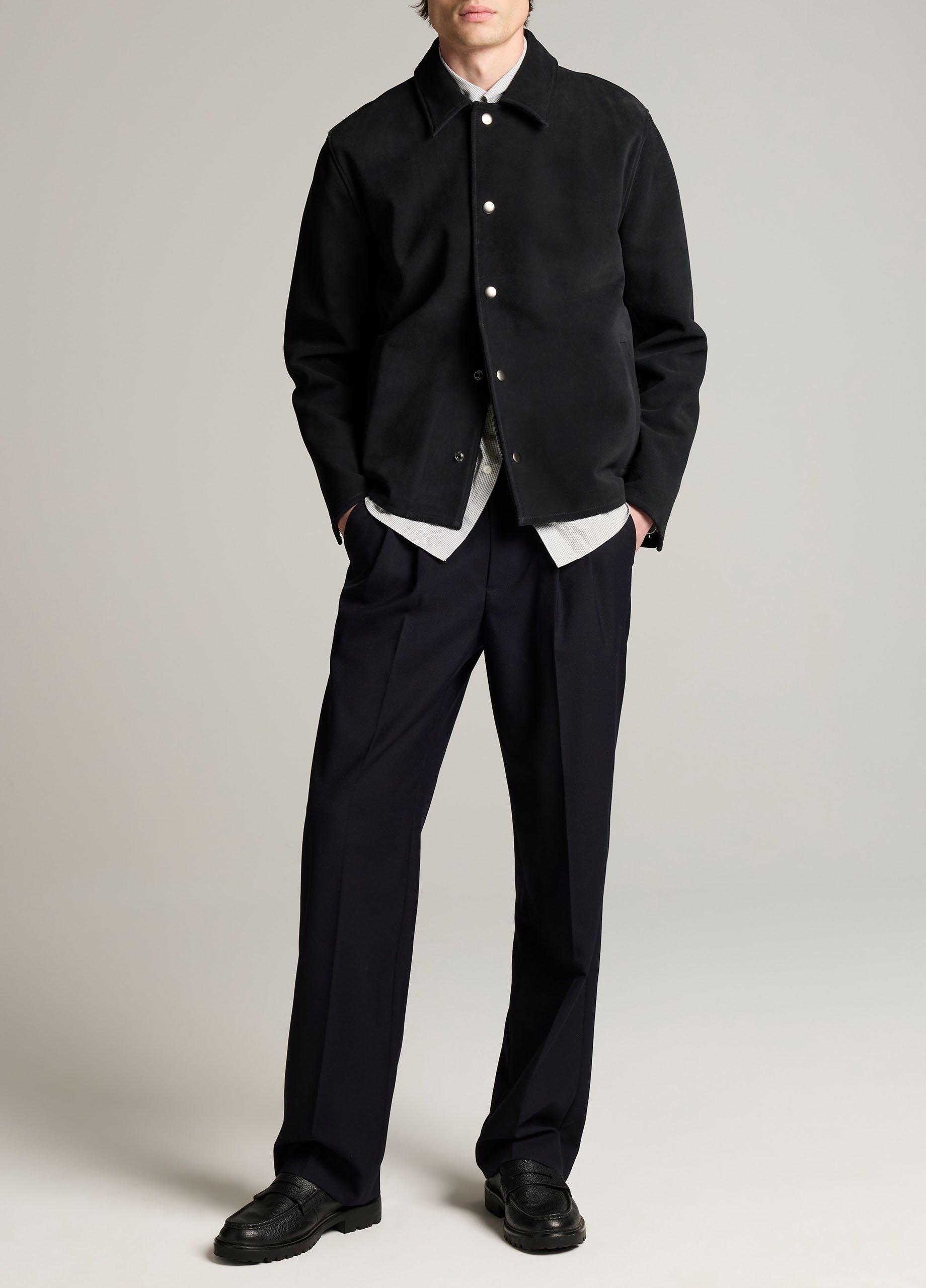 Split Suede Coaches Jacket image number 3