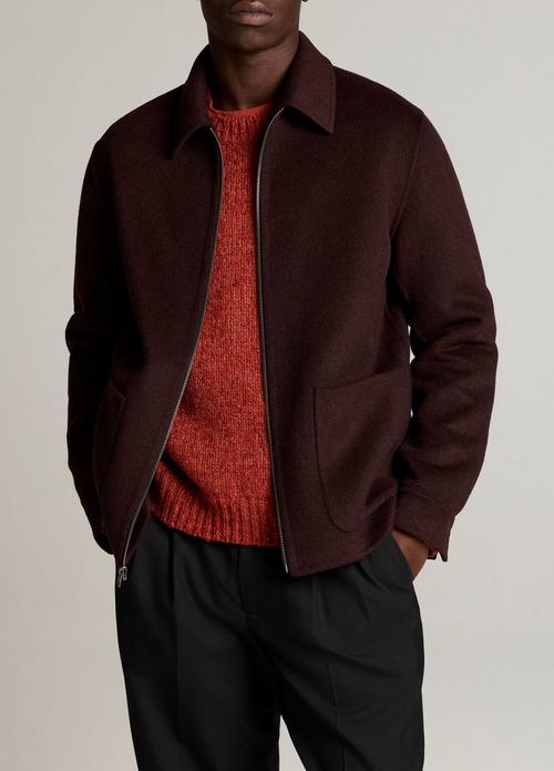 Splittable Wool-Blend Jacket