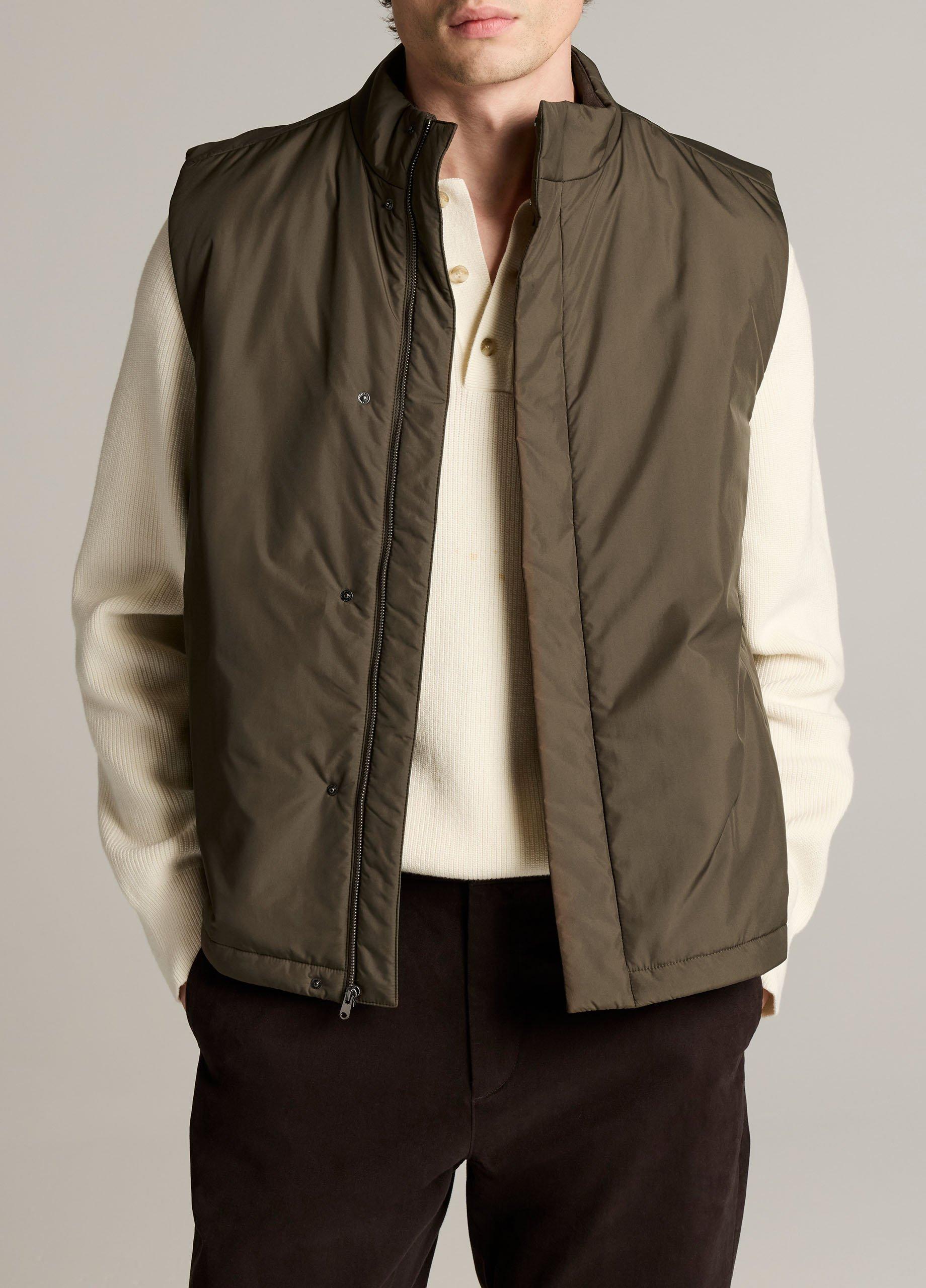 Insulated Tech-Fabric Vest image number 0