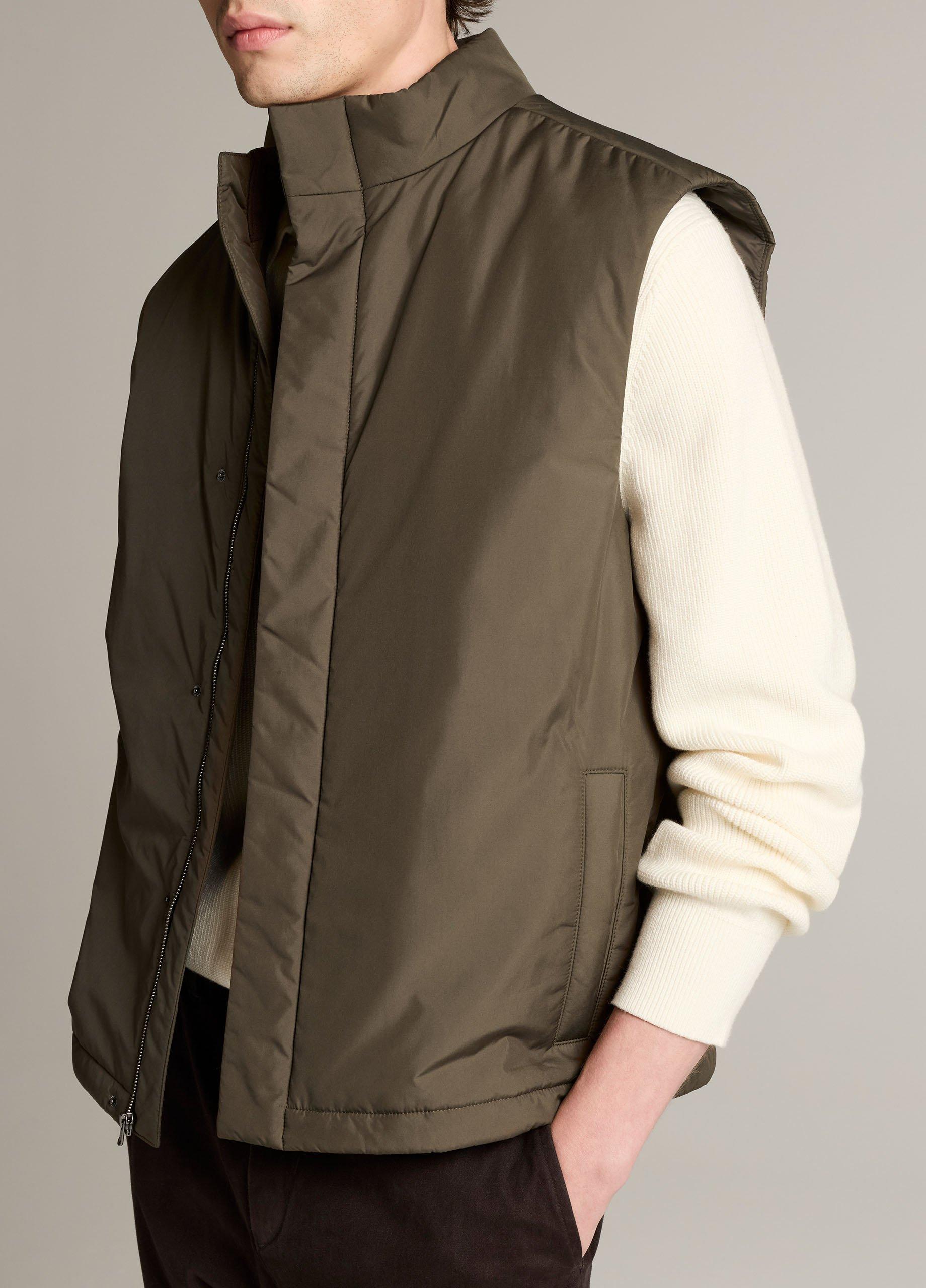 Insulated Tech-Fabric Vest image number 1