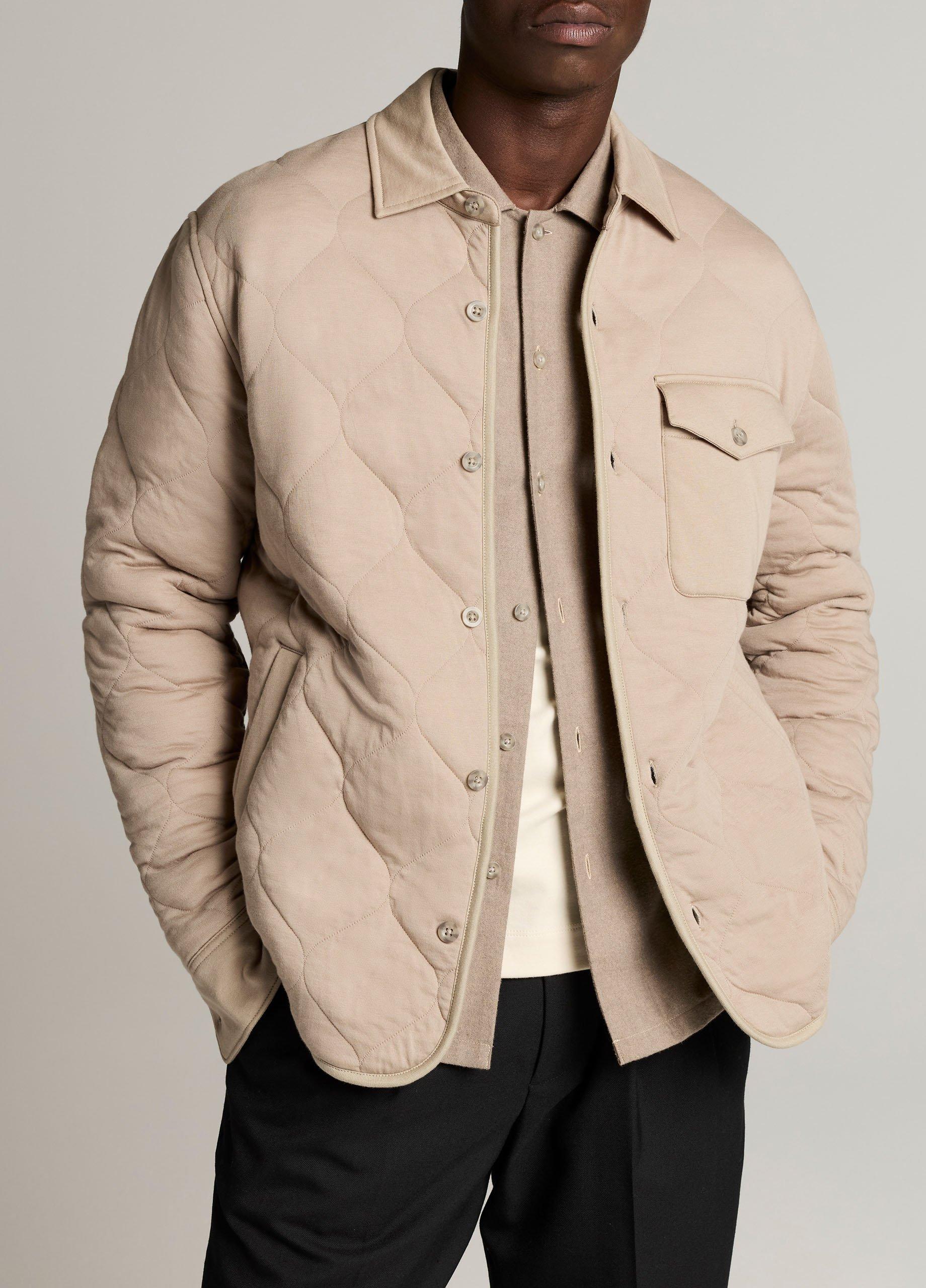 Quilted Cotton-Blend Insulated Shirt Jacket image number 0