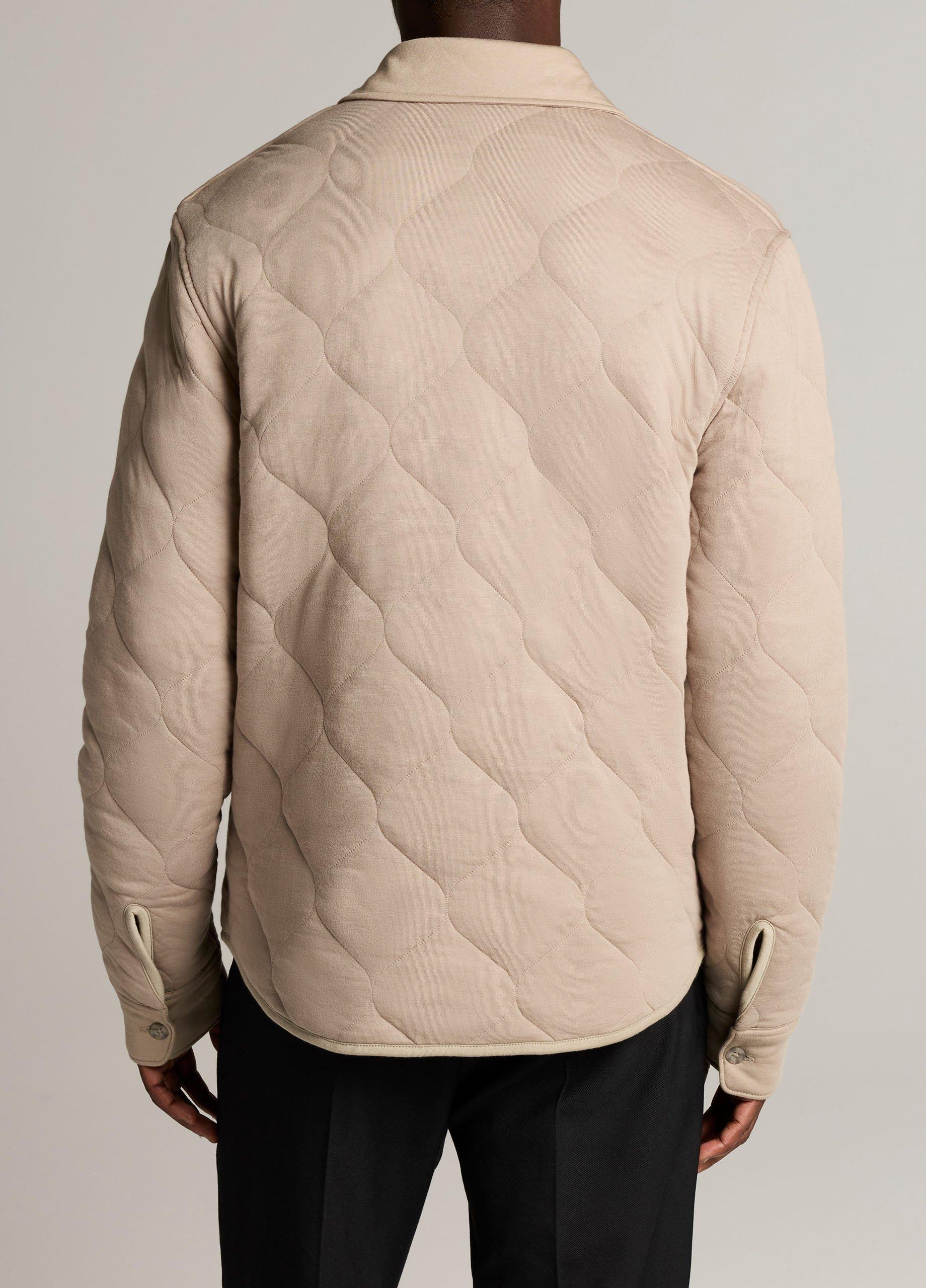 Quilted Cotton-Blend Insulated Shirt Jacket image number 2