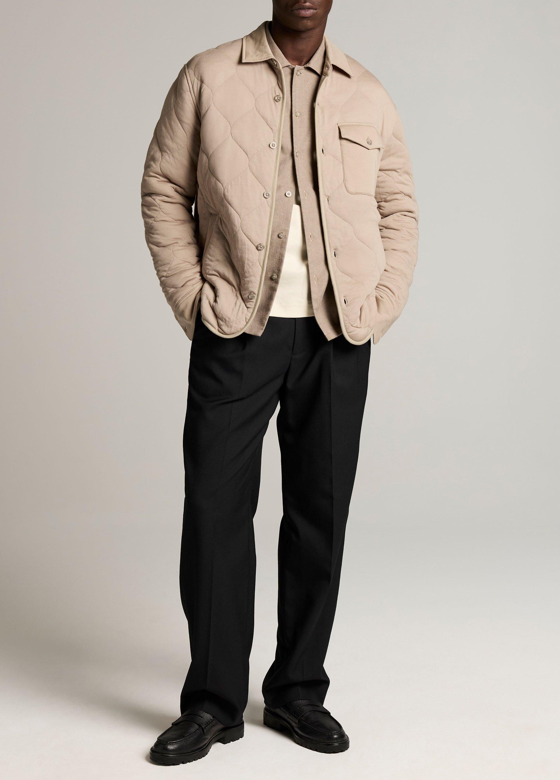 Quilted Cotton-Blend Insulated Shirt Jacket image number 3