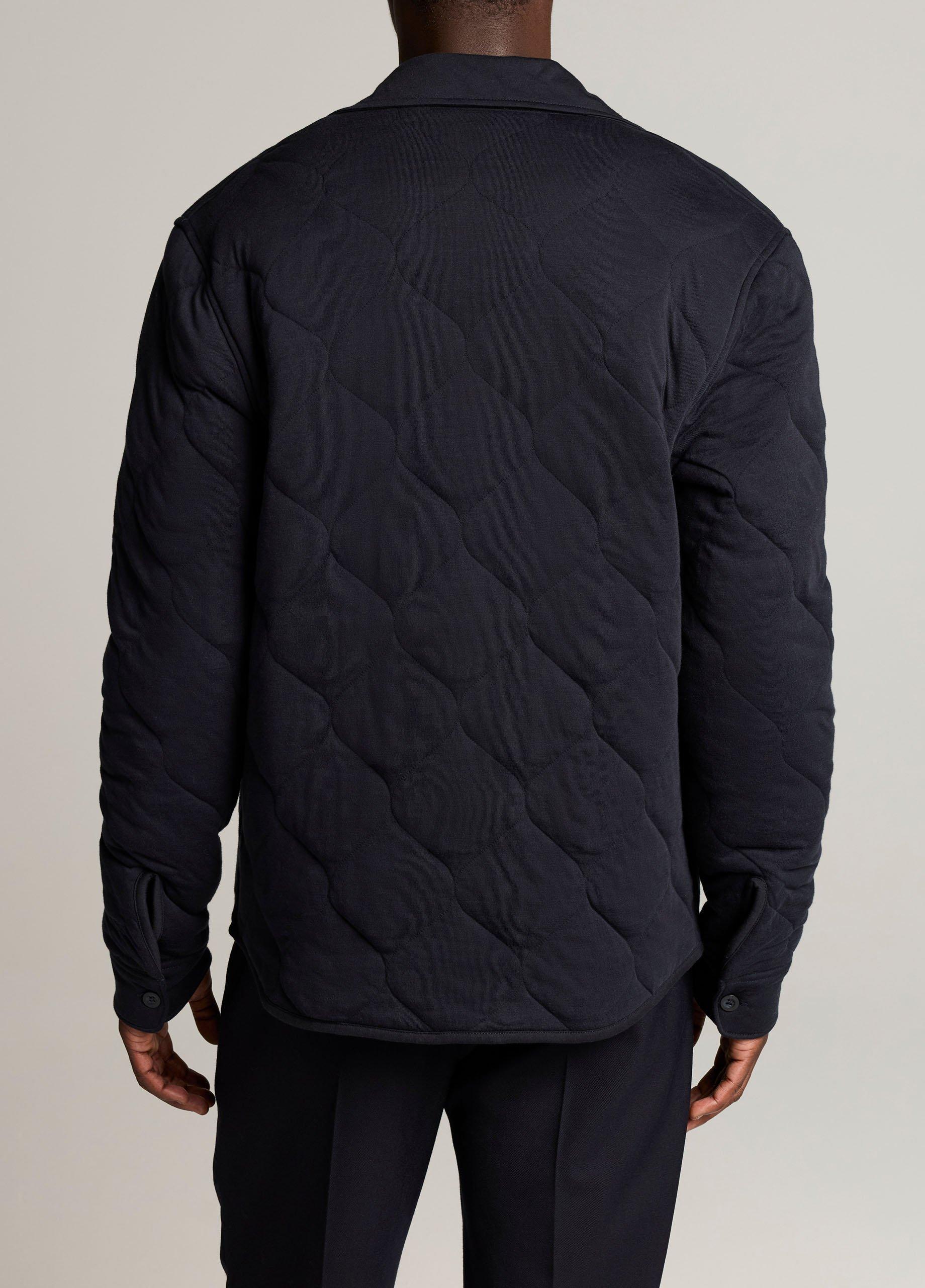 Quilted Cotton-Blend Insulated Shirt Jacket image number 2
