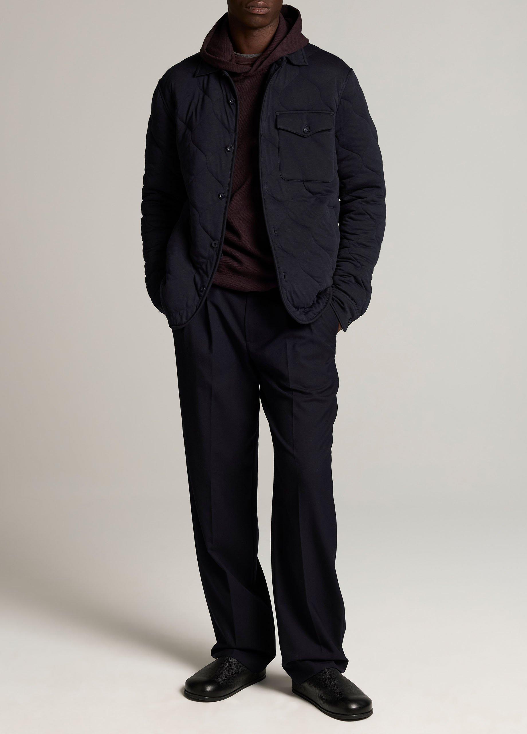 Quilted Cotton-Blend Insulated Shirt Jacket image number 3
