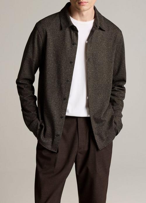 Glend Plaid Cotton-Blend Button-Front Shirt