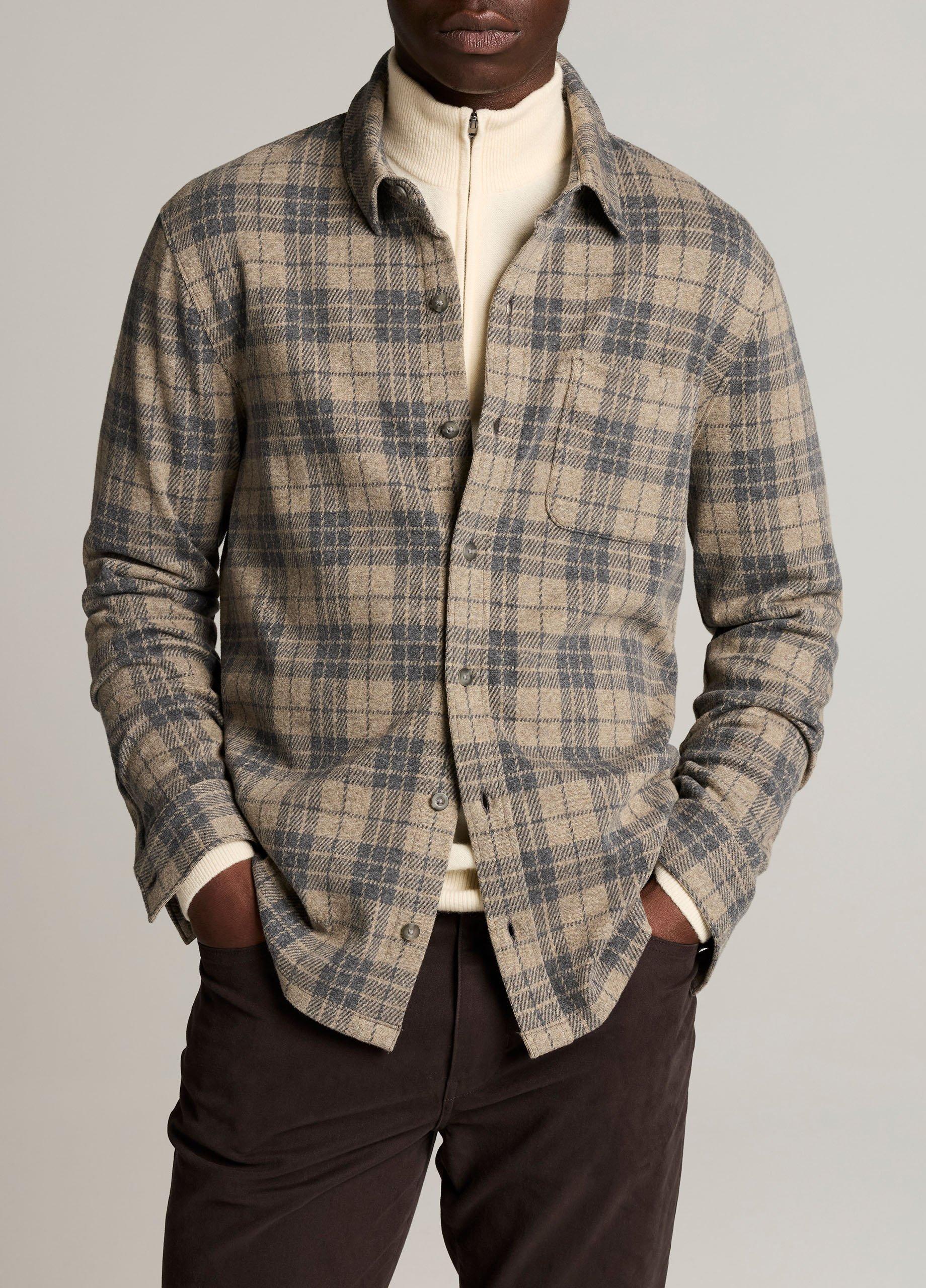 Tartan Plaid Cotton-Blend Button-Front Shirt image number 0