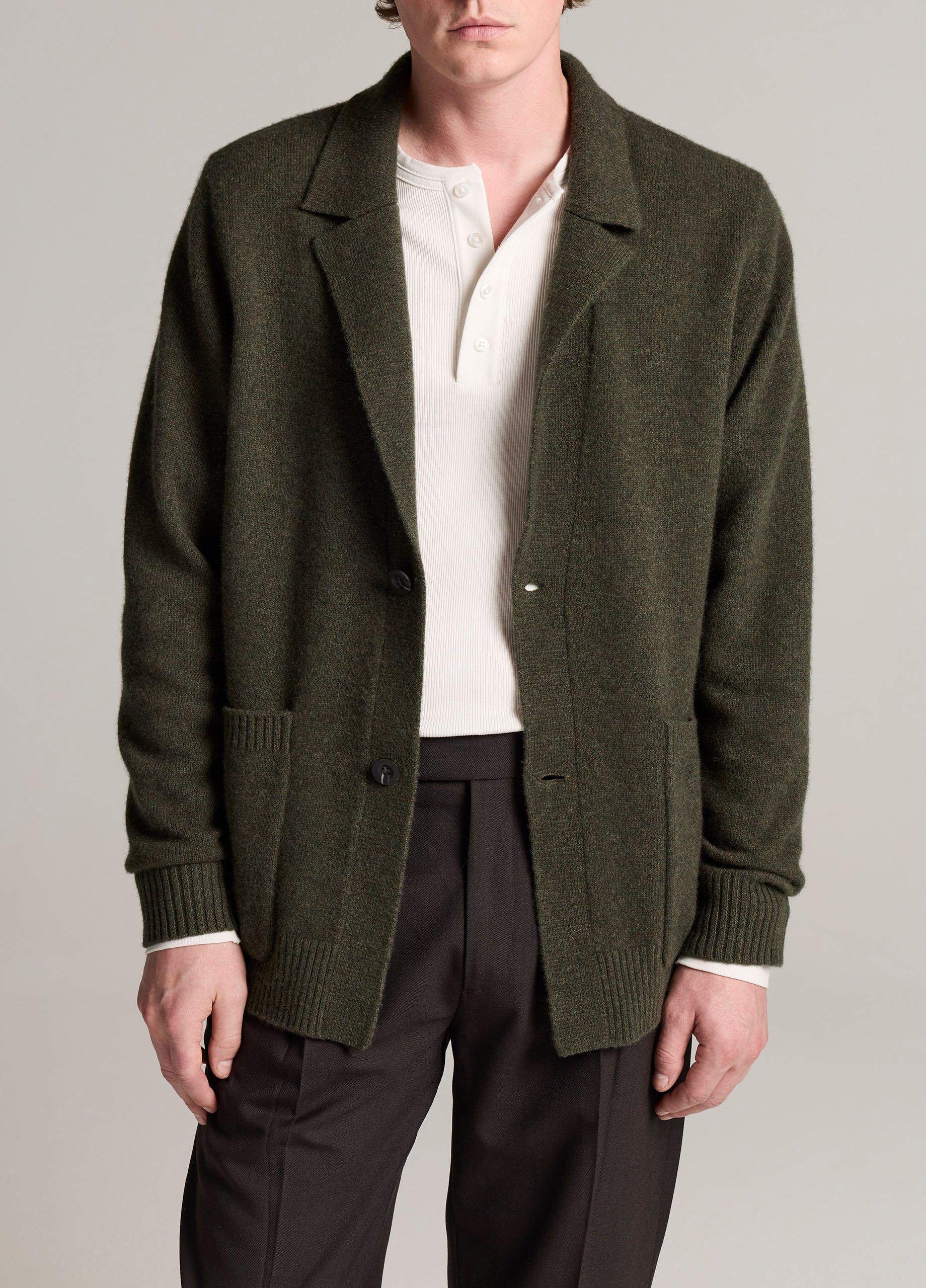 Felted Wool-Cashmere Sweater Blazer image number 0
