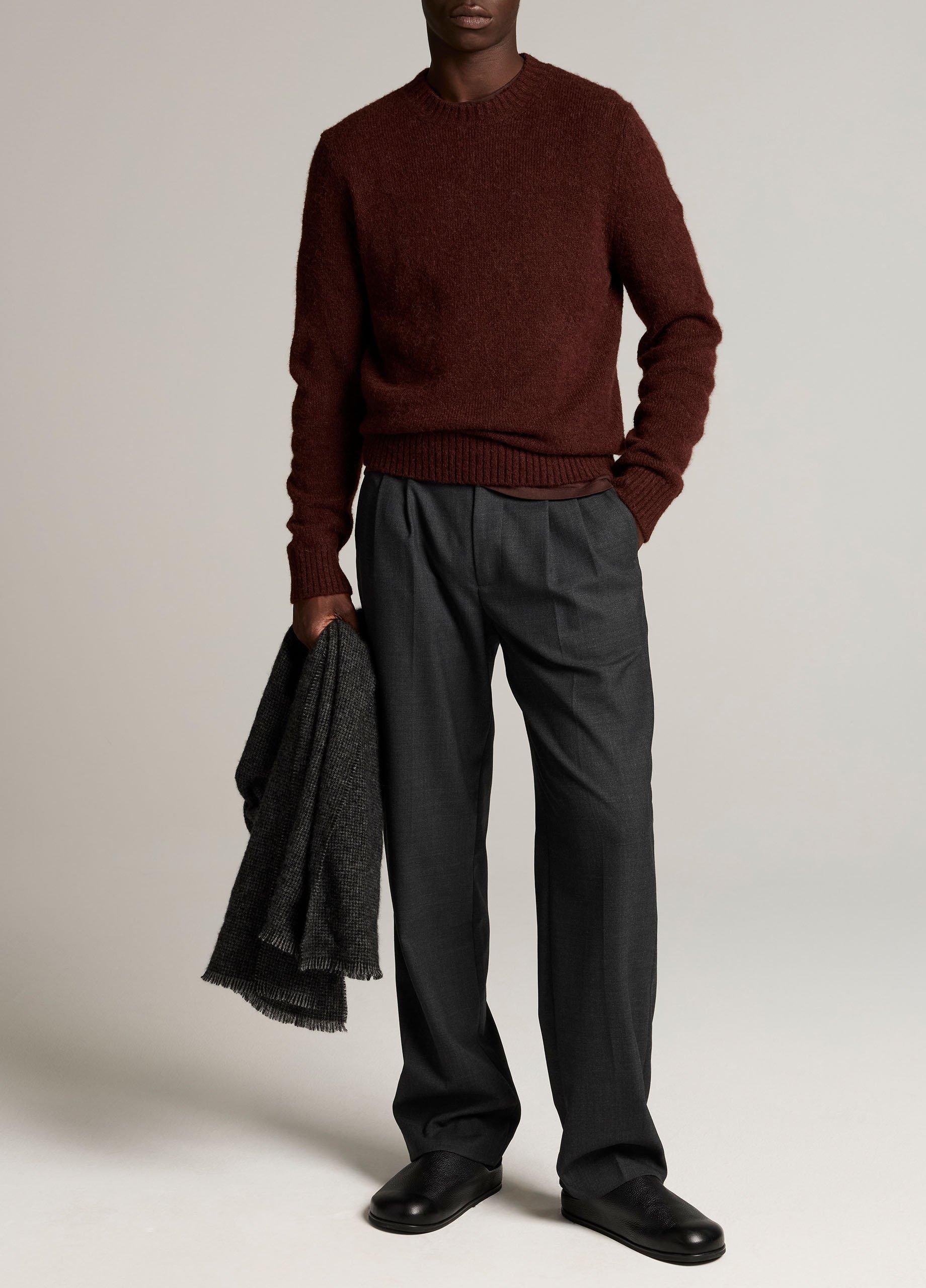 Mottled Marl Crew Neck Sweater image number 3