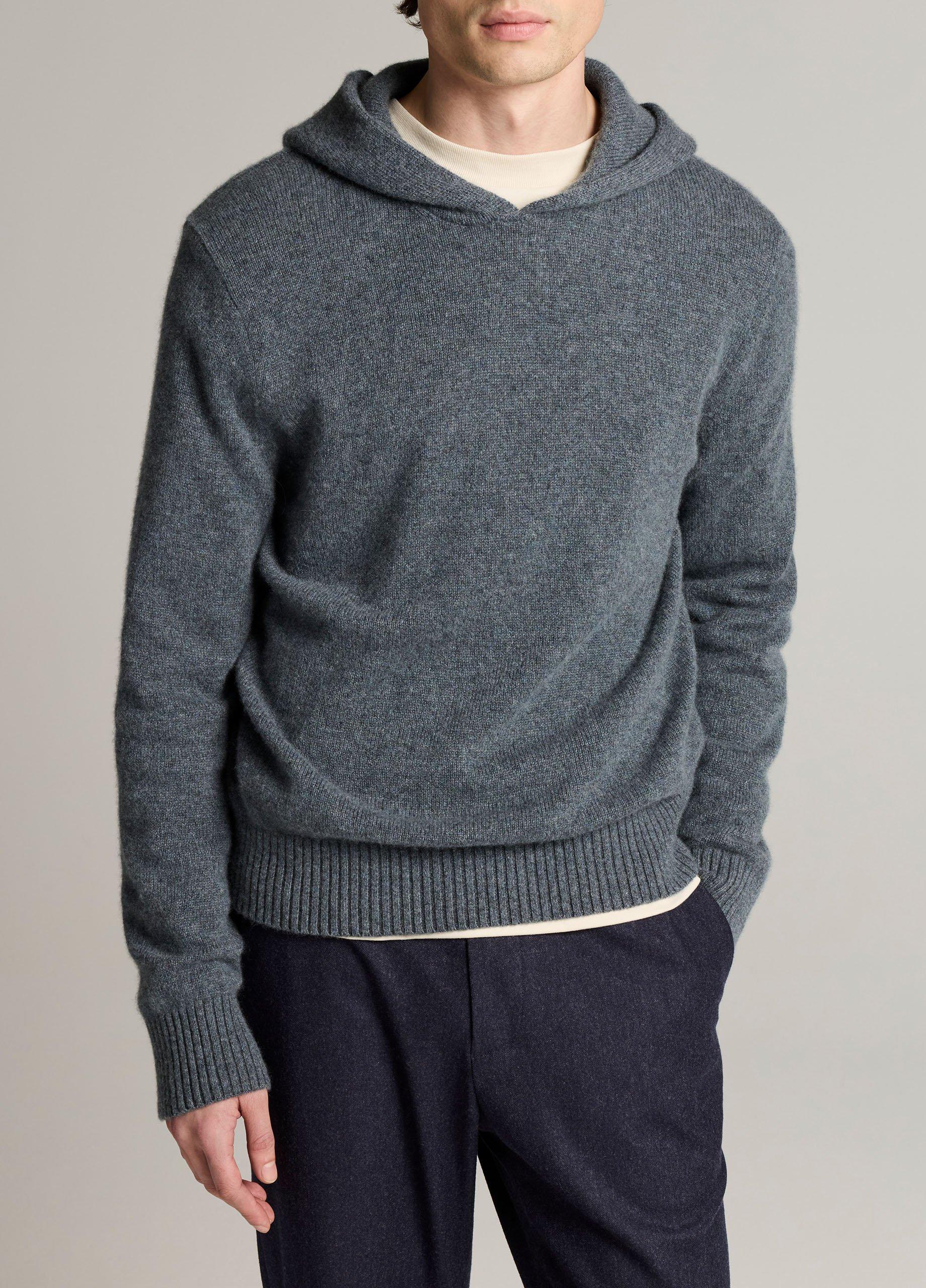 M&eacute;lange Cashmere Hoodie image number 0