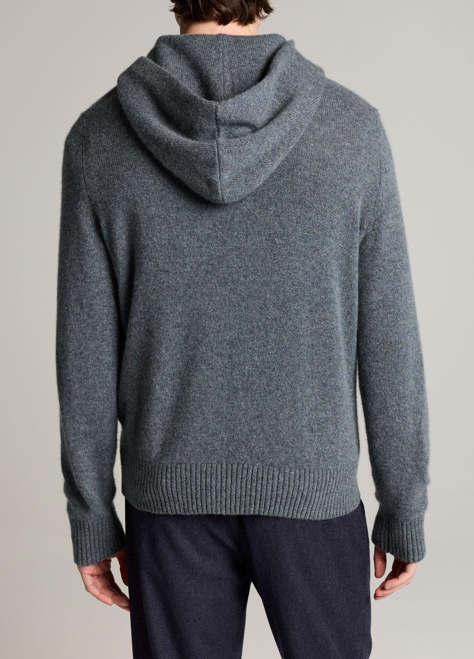 M&eacute;lange Cashmere Hoodie image number 2