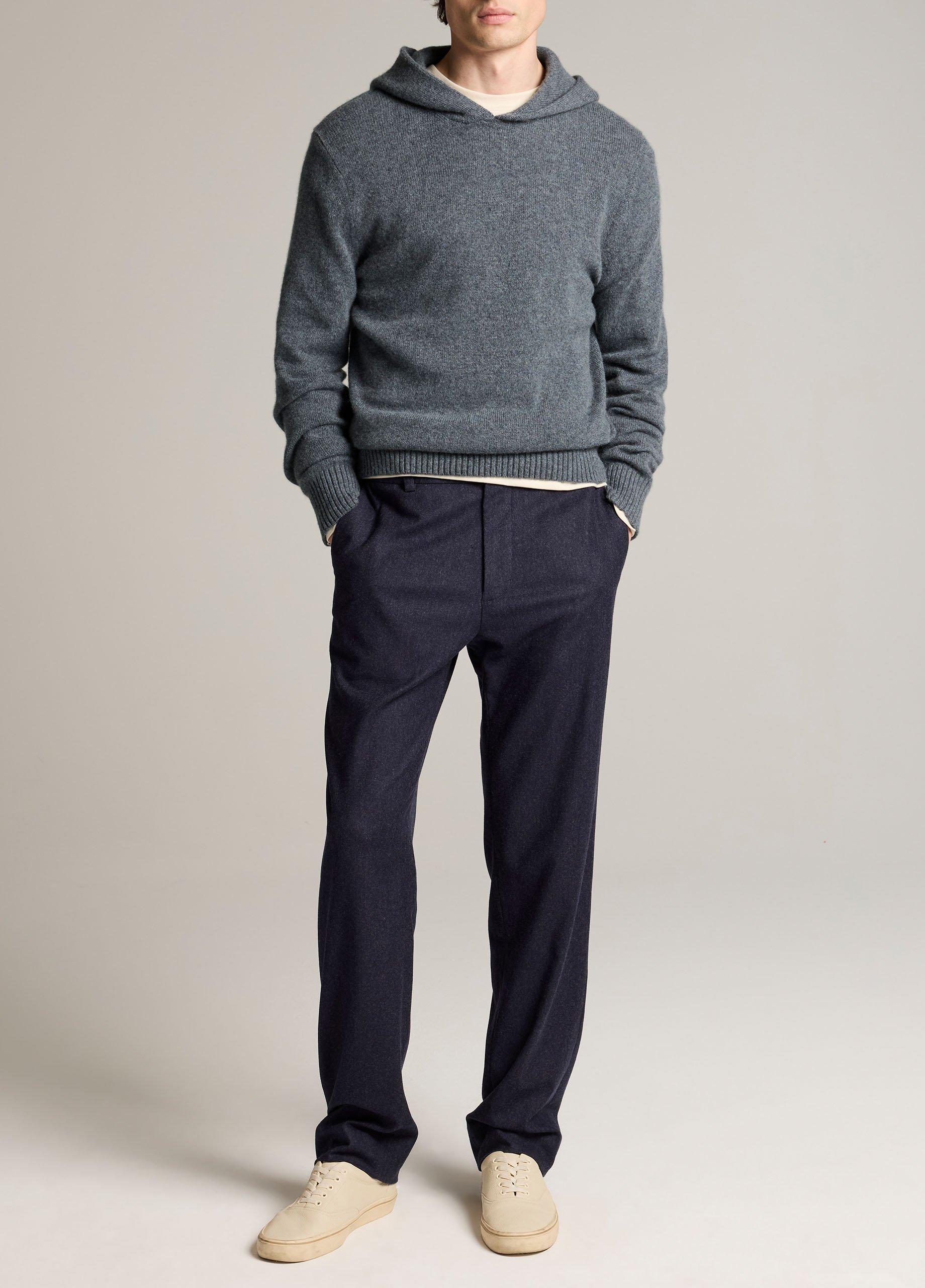 M&eacute;lange Cashmere Hoodie image number 3