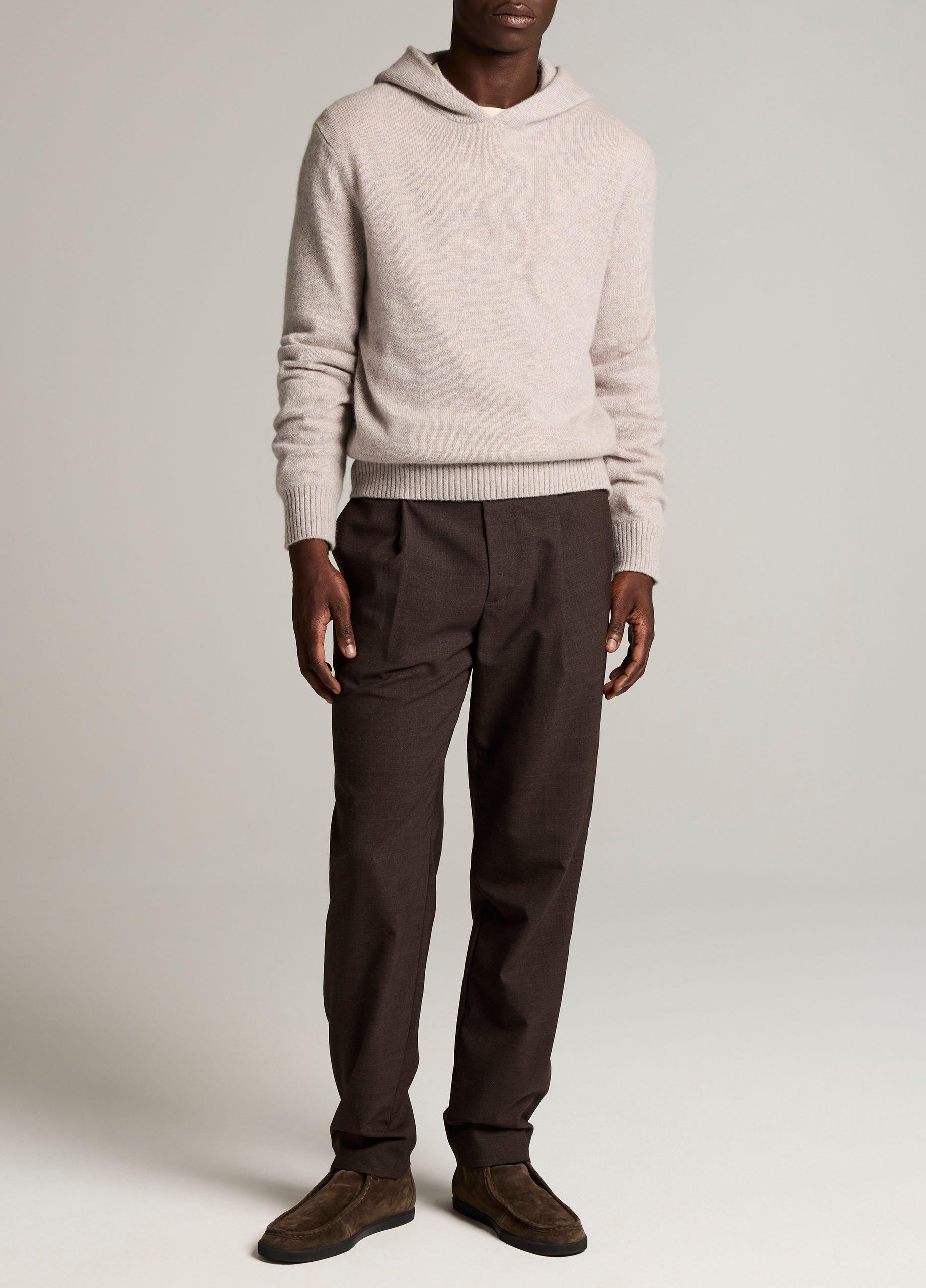 M&eacute;lange Cashmere Hoodie image number 3