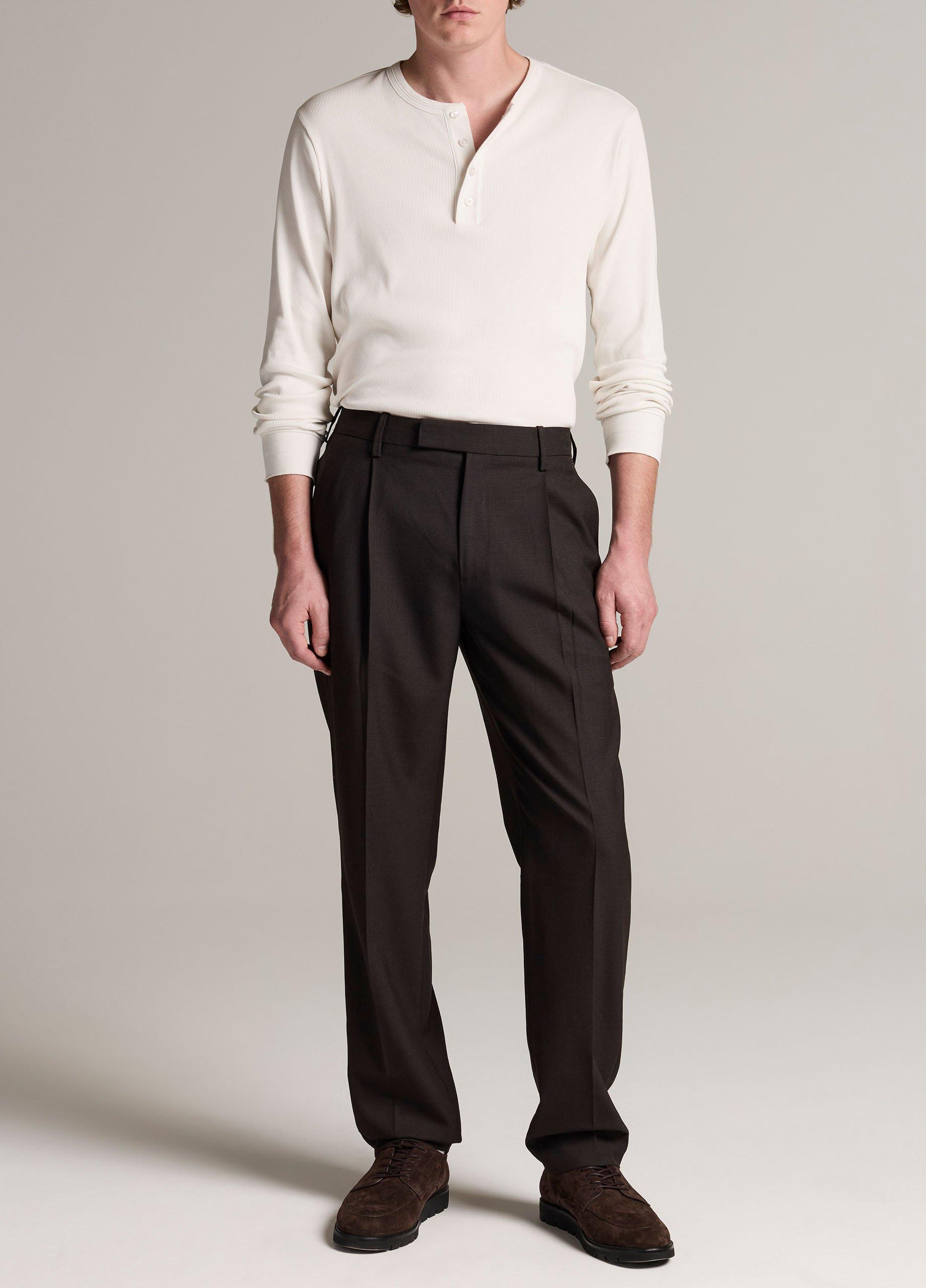 Owen Athletic Twill Pleated Trouser image number 0