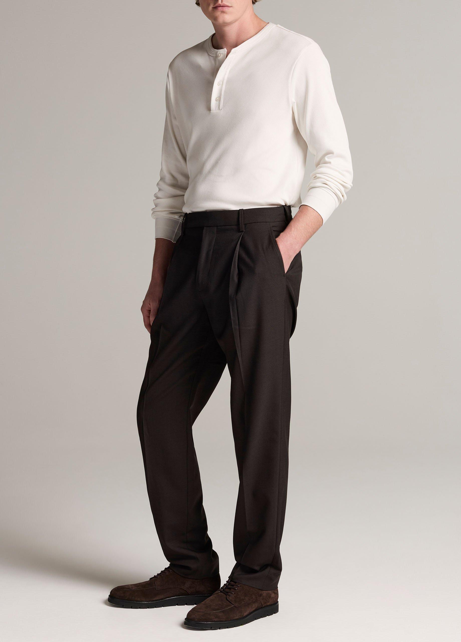 Owen Athletic Twill Pleated Trouser image number 1