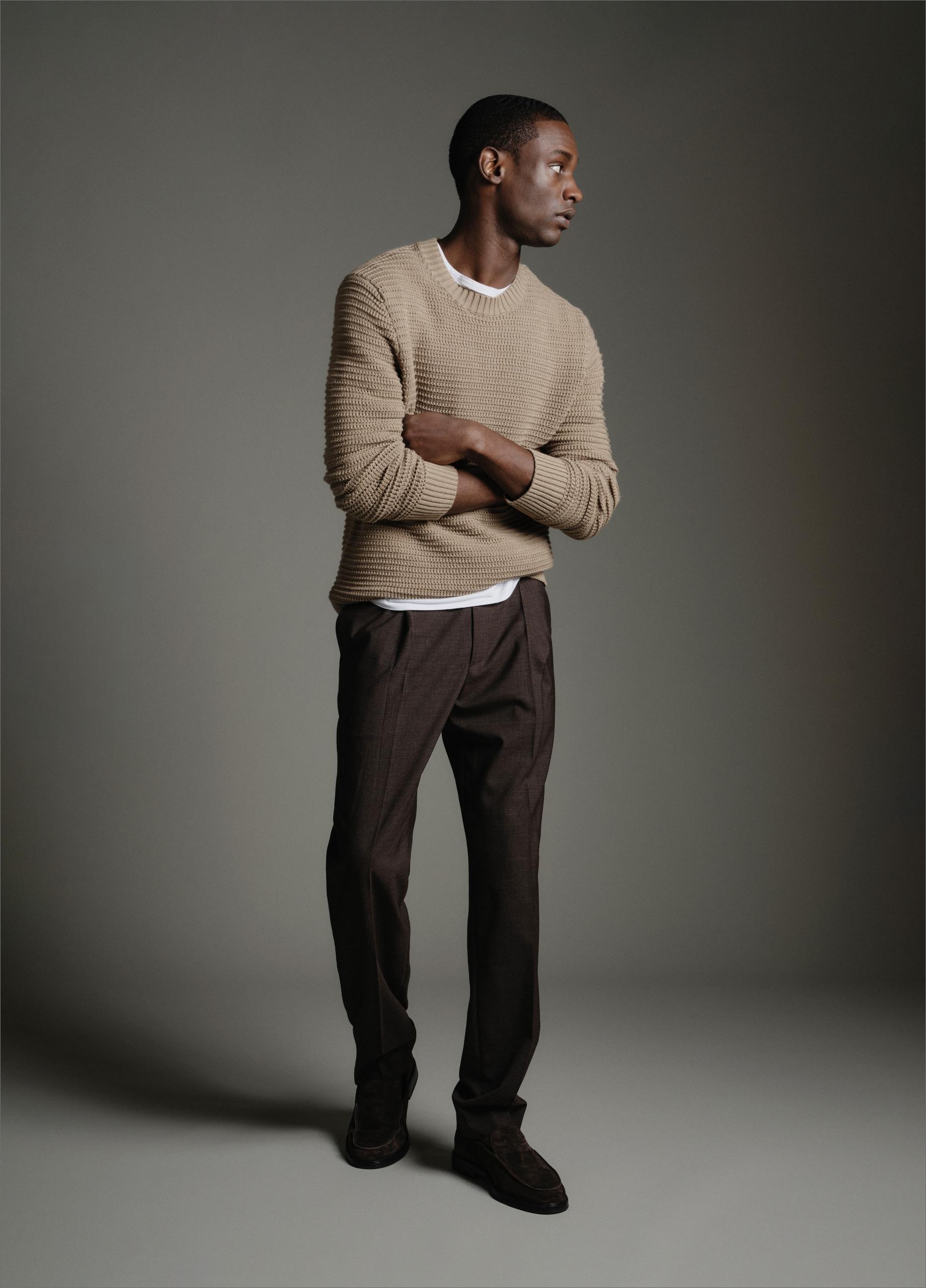 Owen Athletic Twill Pleated Trouser image number 4