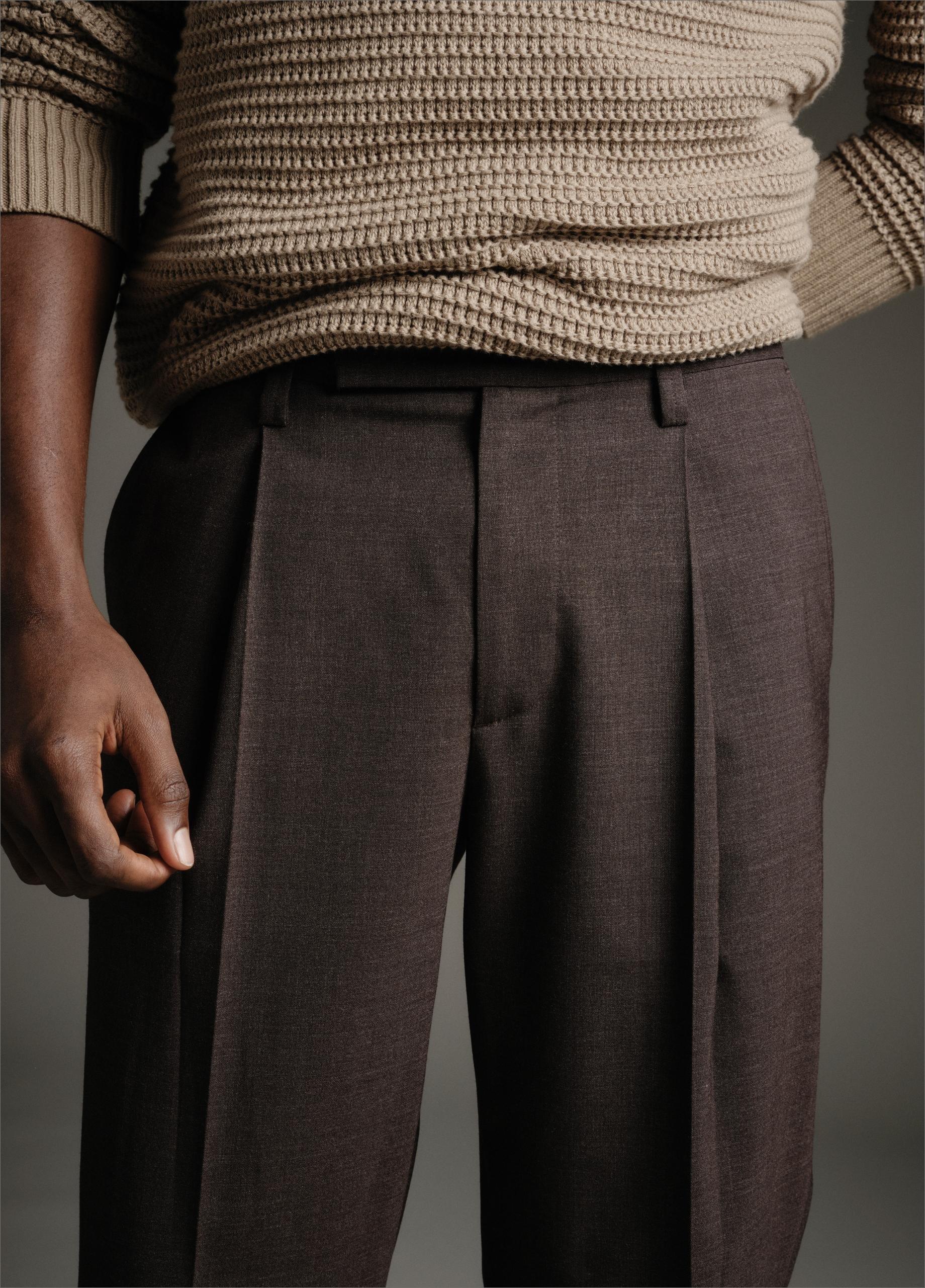 Owen Athletic Twill Pleated Trouser image number 5