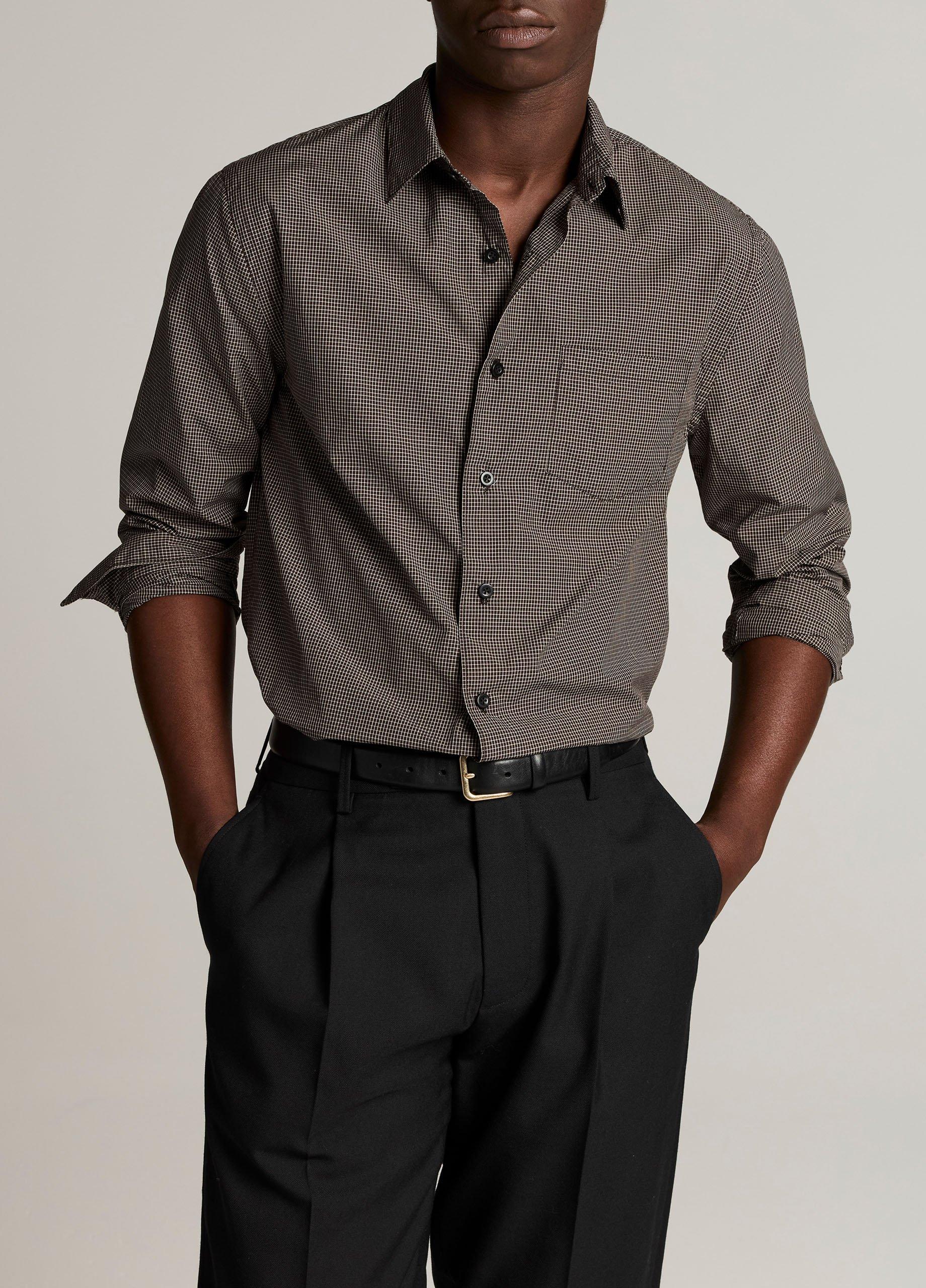 McDermott Plaid Cotton Button-Front Shirt image number 0