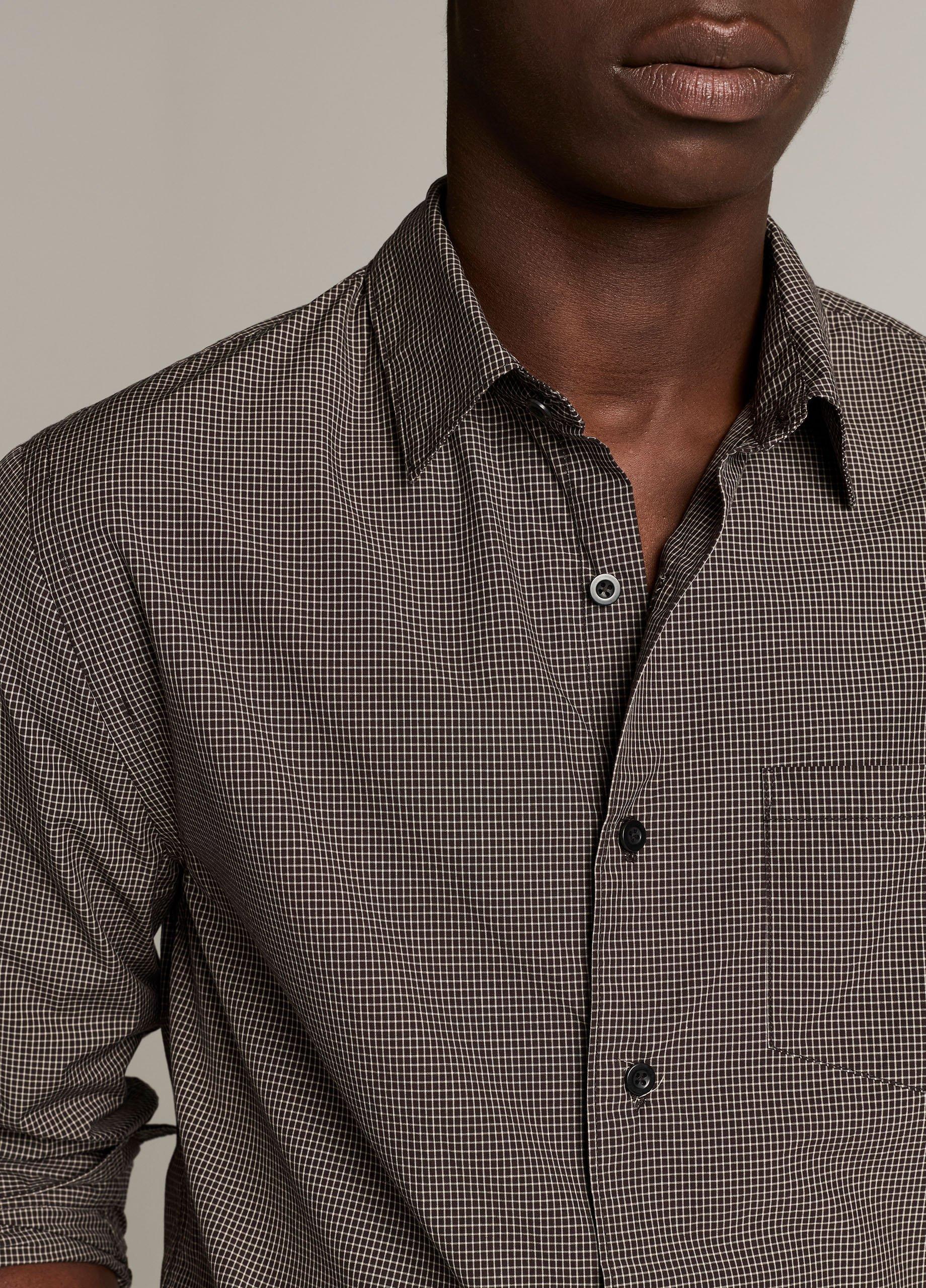 McDermott Plaid Cotton Button-Front Shirt image number 1