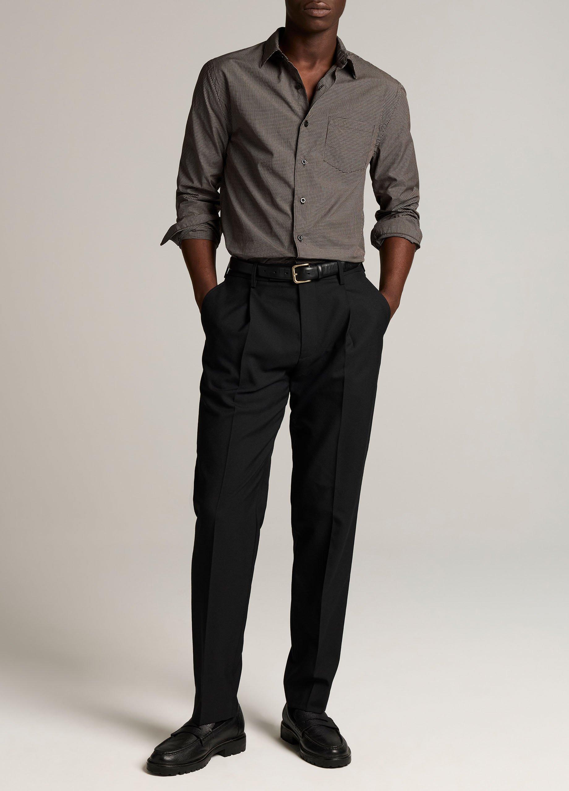 McDermott Plaid Cotton Button-Front Shirt image number 3