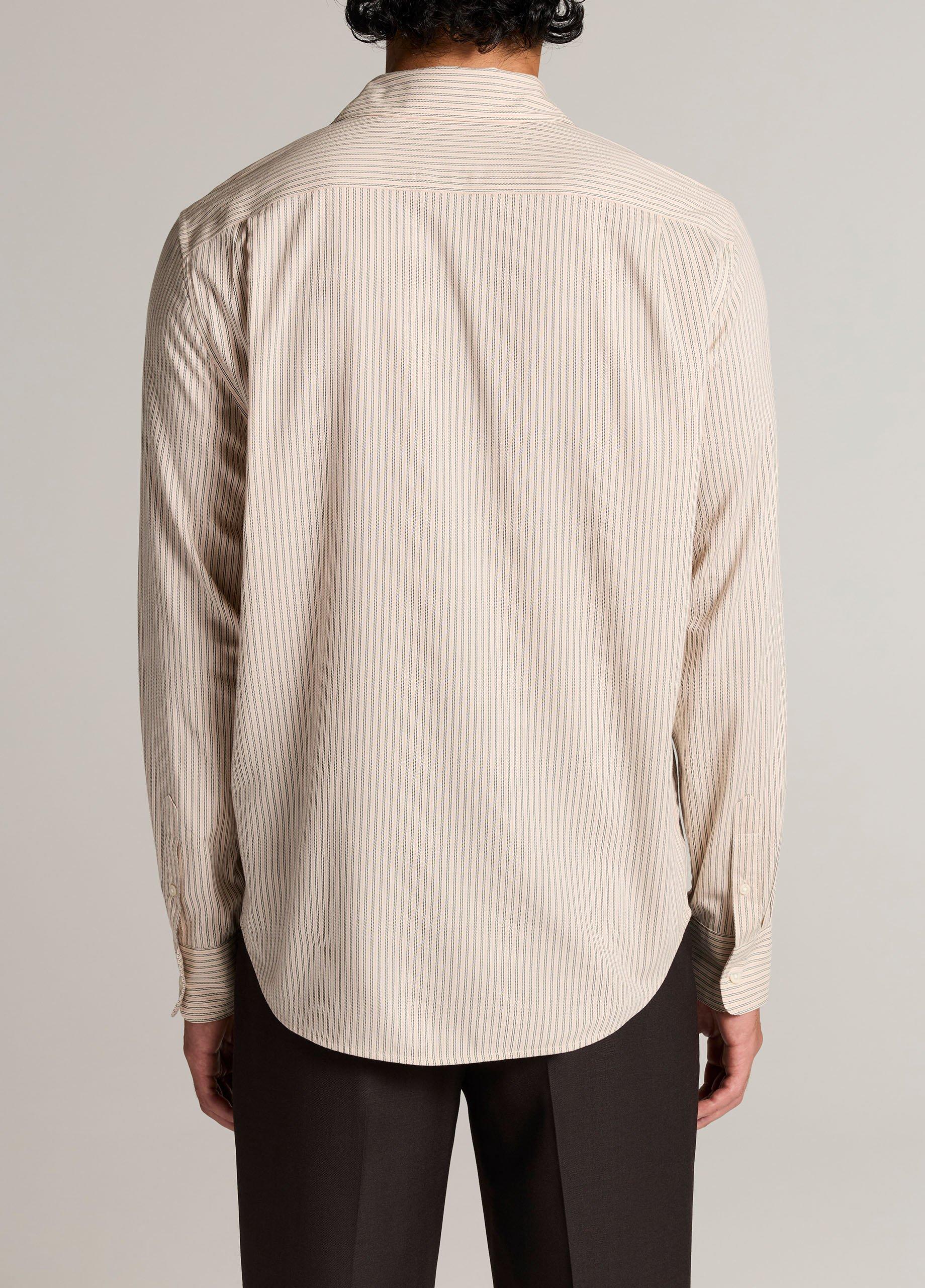 Canyon Stripe Cotton-Blend Button-Front Shirt image number 2