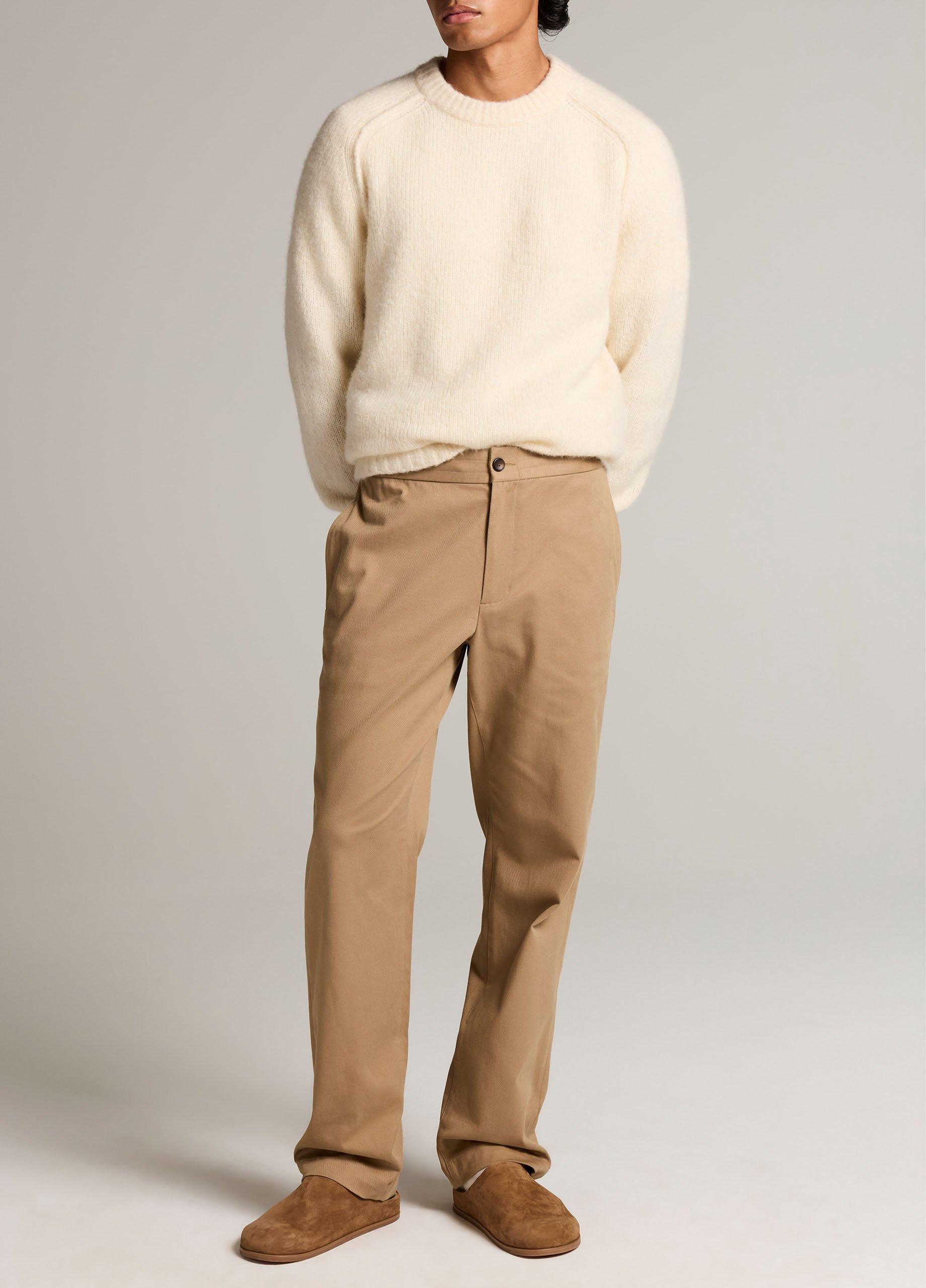 Louie Relaxed Stretch-Cotton Elastic-Waist Pant image number 0