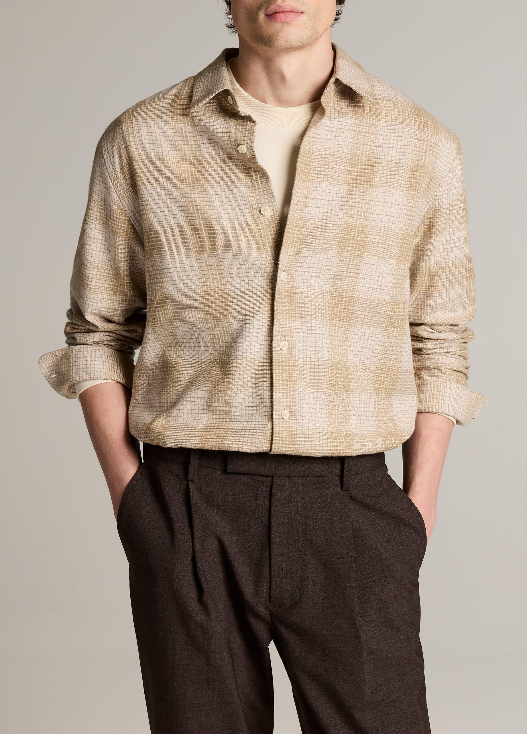 Ballow Plaid Cotton Button-Front Shirt image number 0