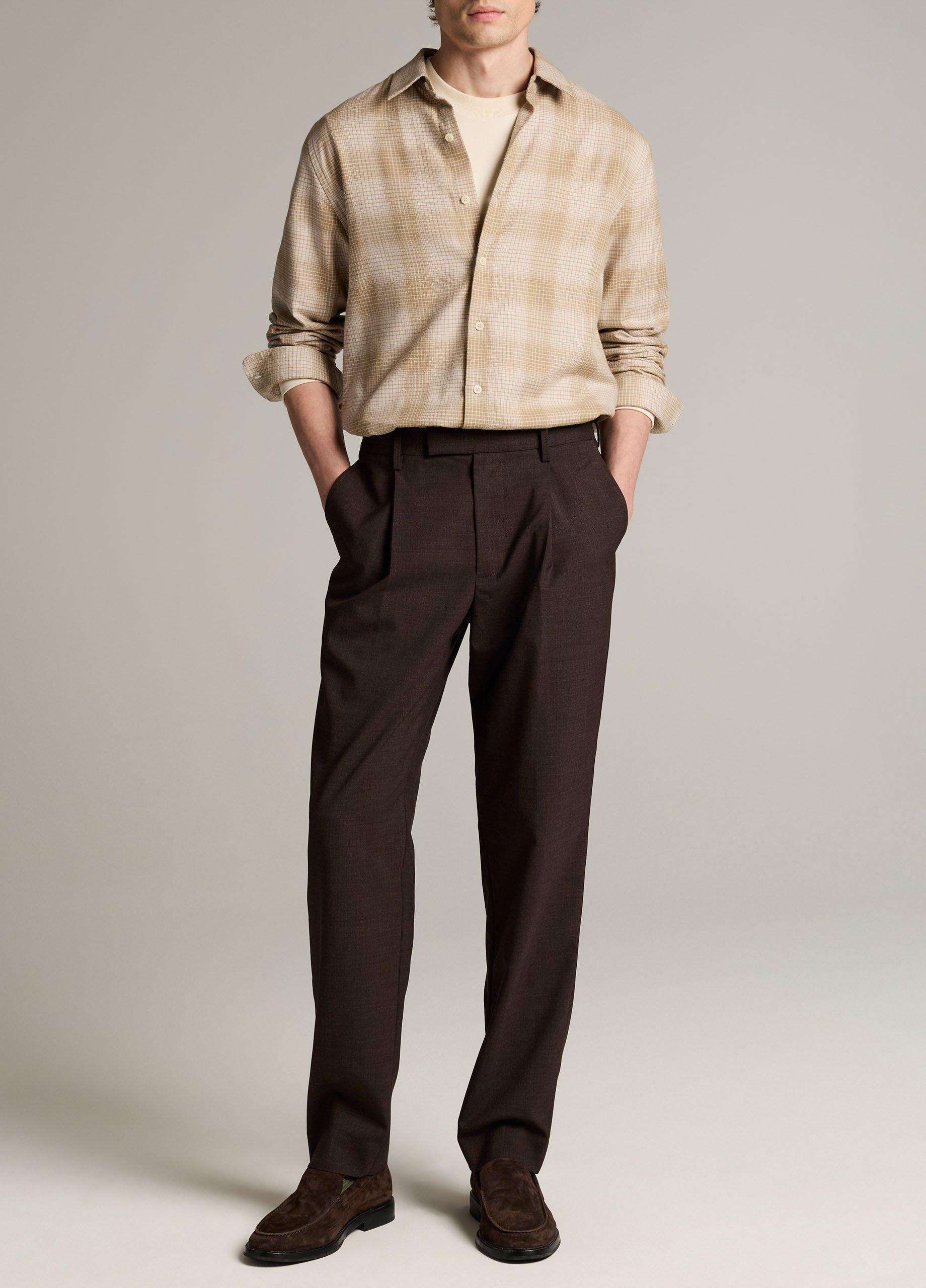 Ballow Plaid Cotton Button-Front Shirt image number 3