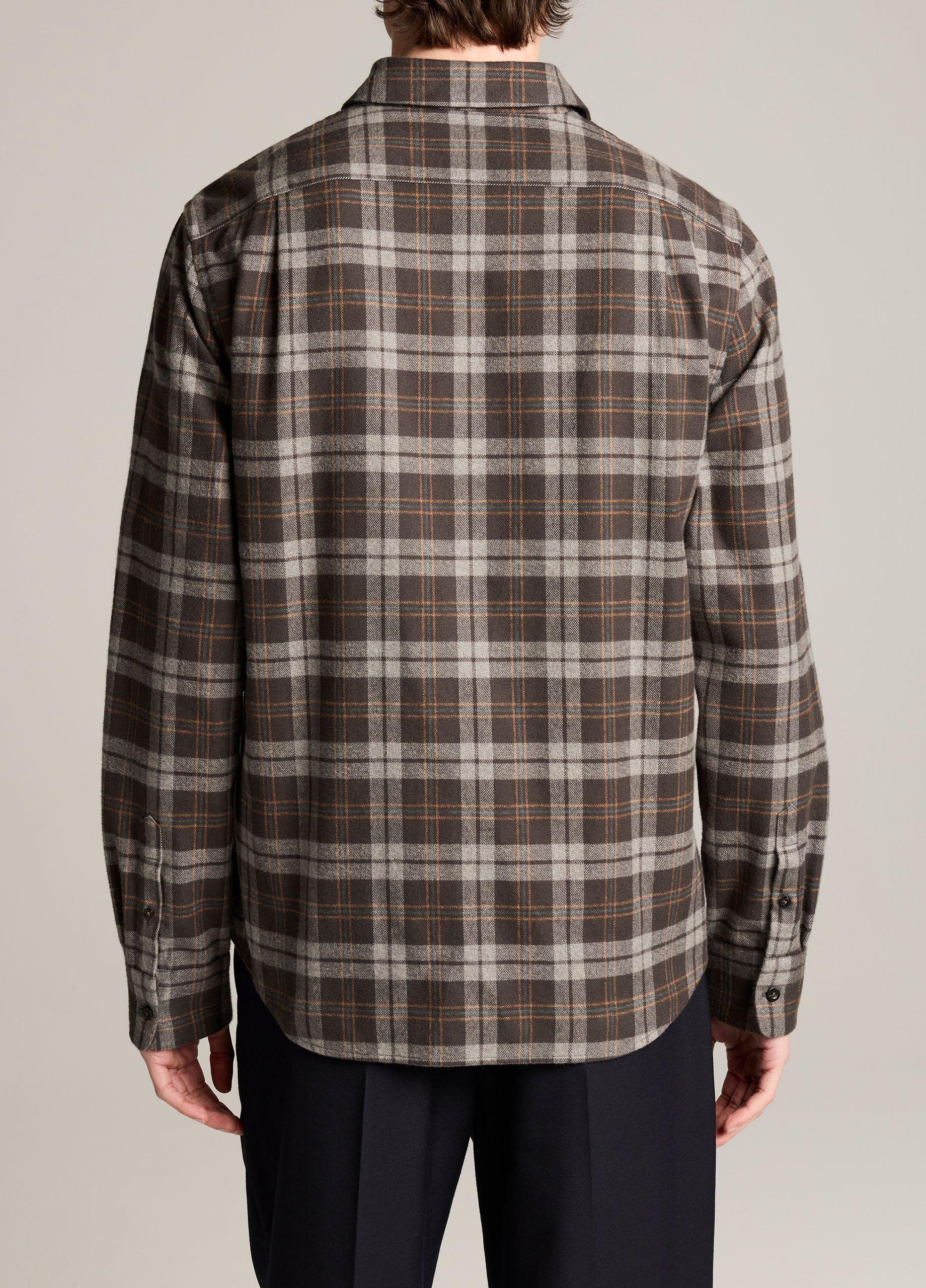 Tom Plaid Cotton Button-Front Shirt image number 2