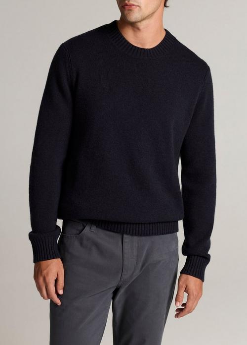 Wool-Cashmere Crew Neck Sweater
