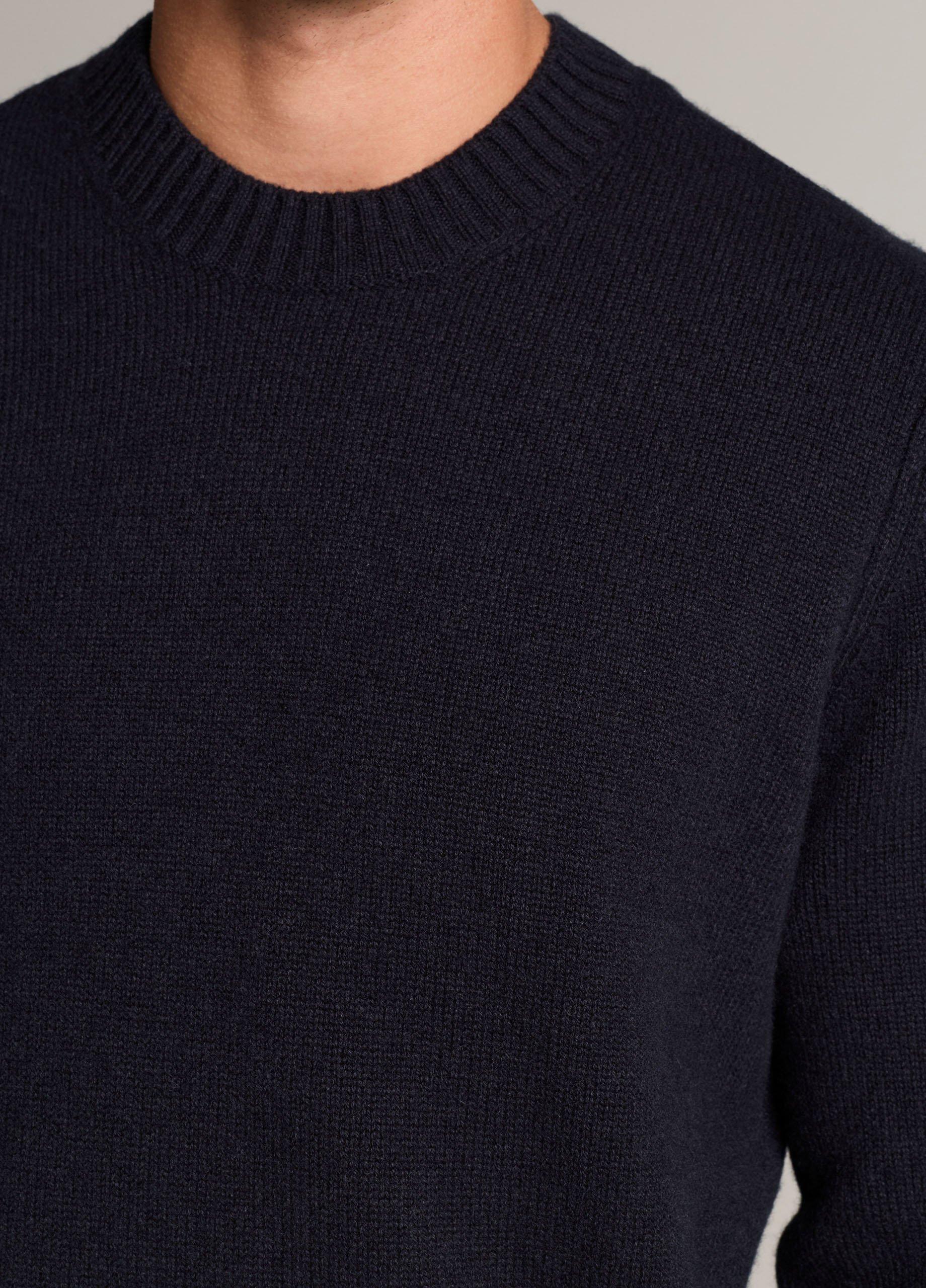 Wool-Cashmere Crew Neck Sweater image number 1