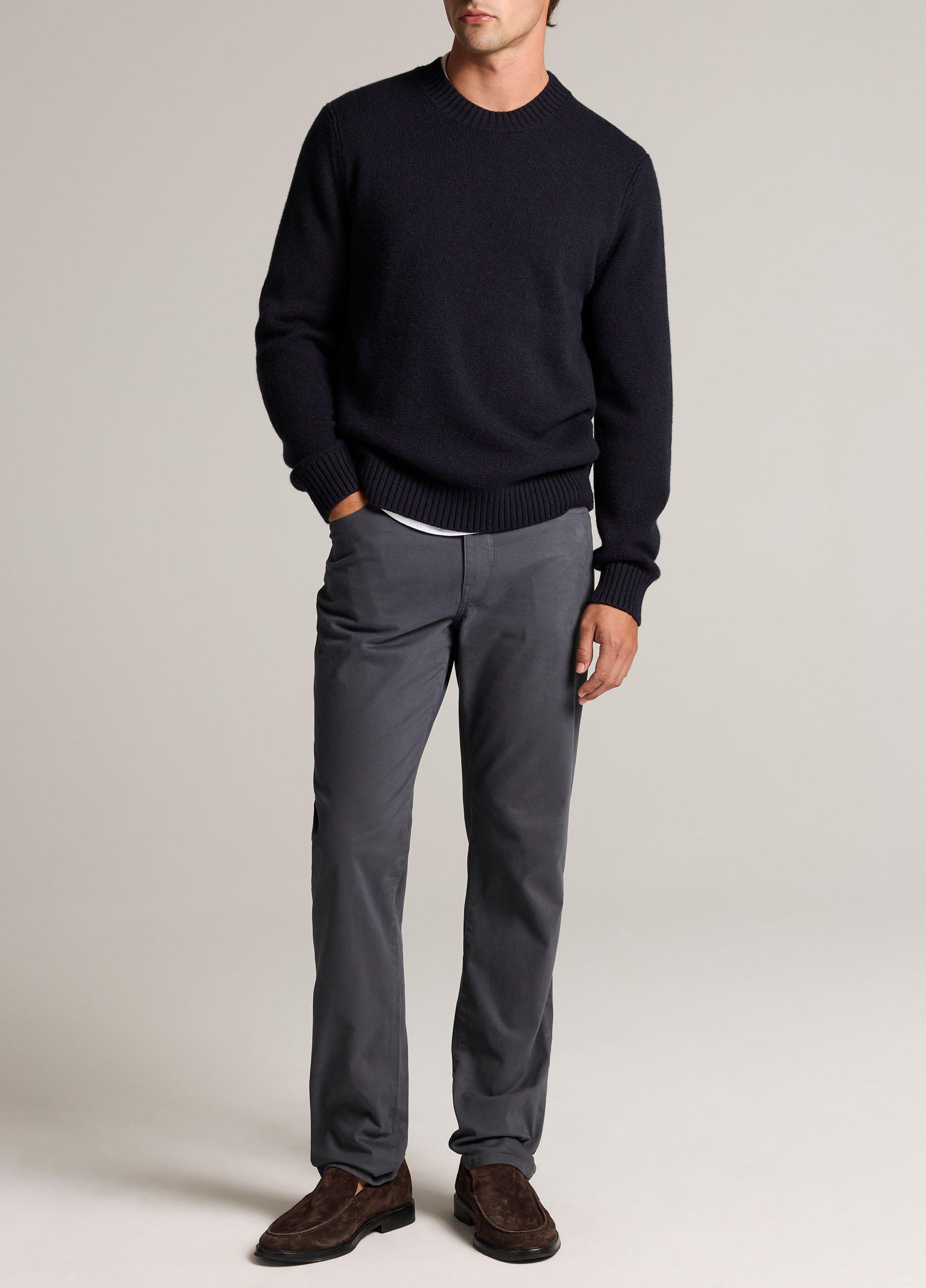 Wool-Cashmere Crew Neck Sweater image number 3