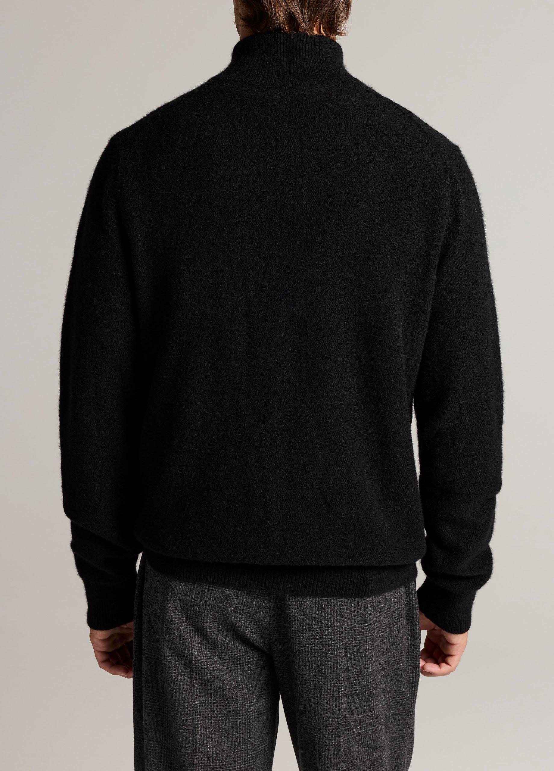 Plush Cashmere Zip Cardigan image number 2