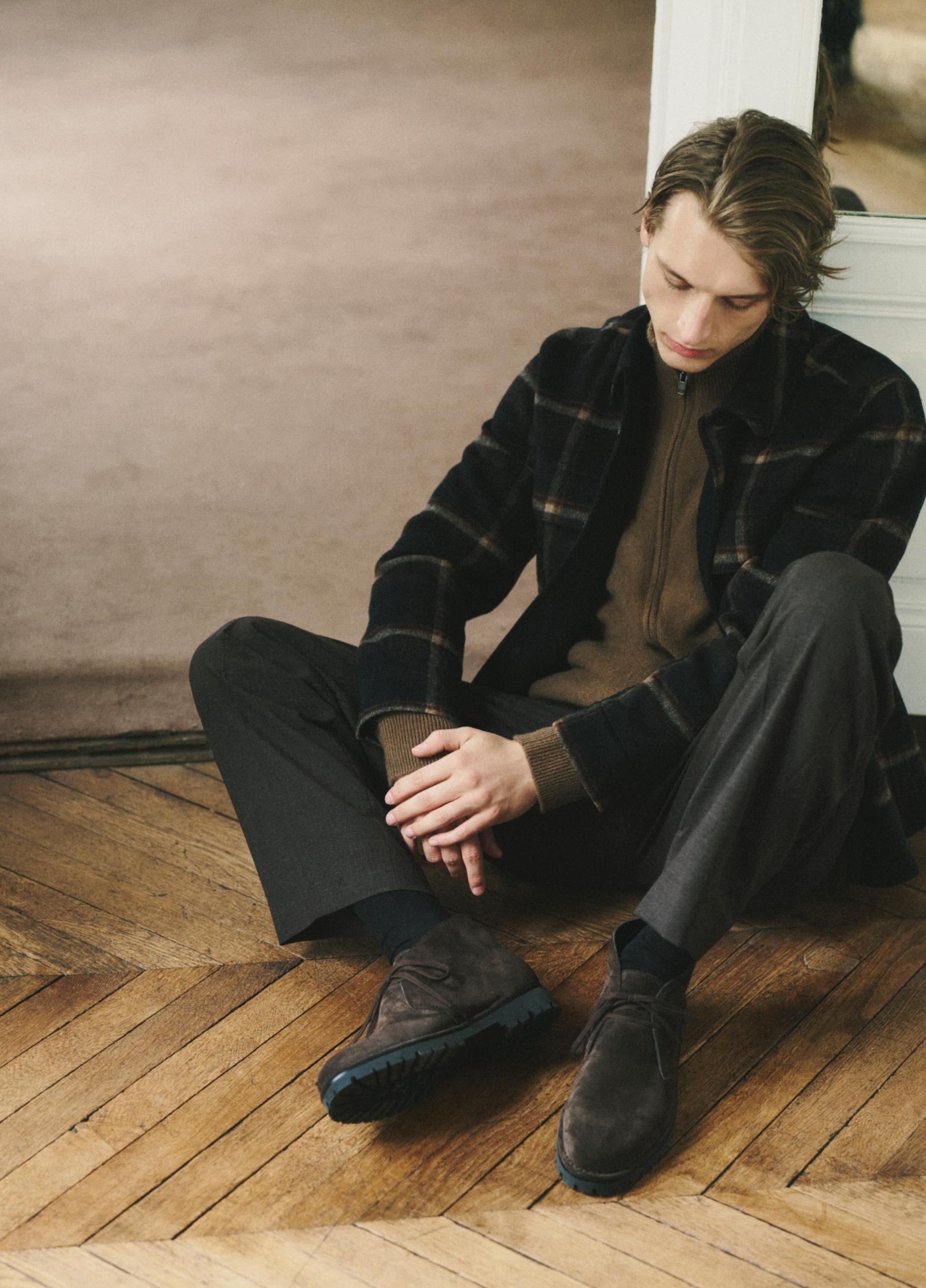 Plush Cashmere Zip Cardigan image number 4