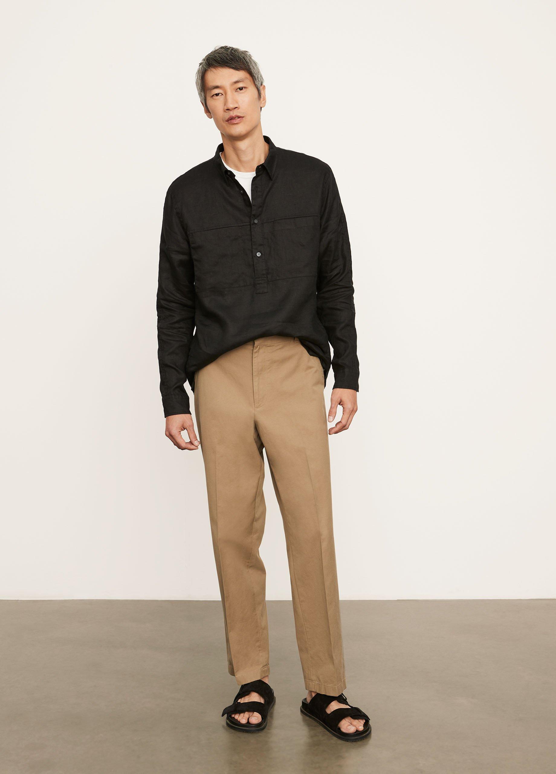 Linen Long Sleeve Popover image number 0