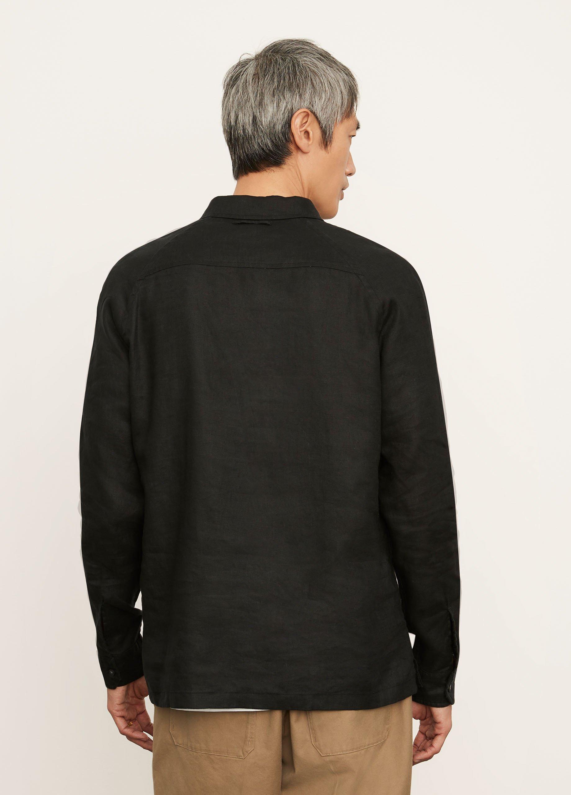 Linen Long Sleeve Popover image number 3