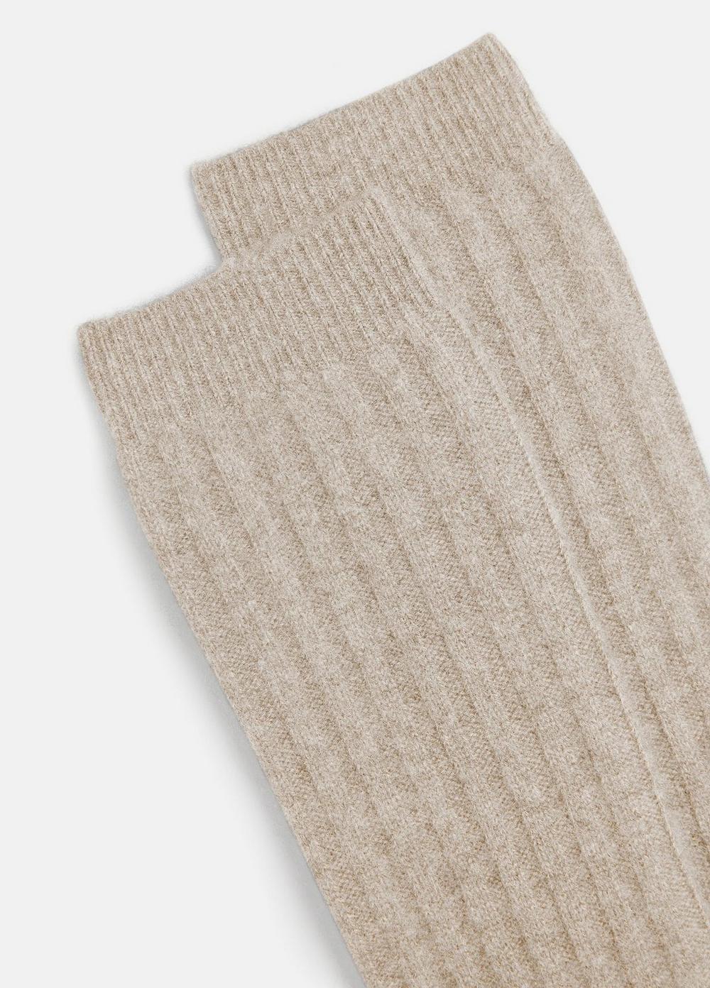 Boiled Cashmere Sock