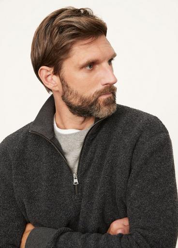 Boucle Quarter Zip Pullover image number 1