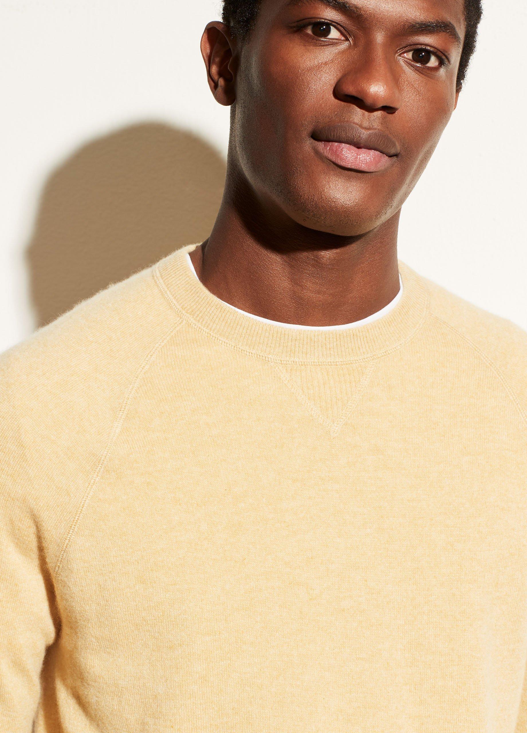 Cashmere Jersey Raglan Crew image number 0