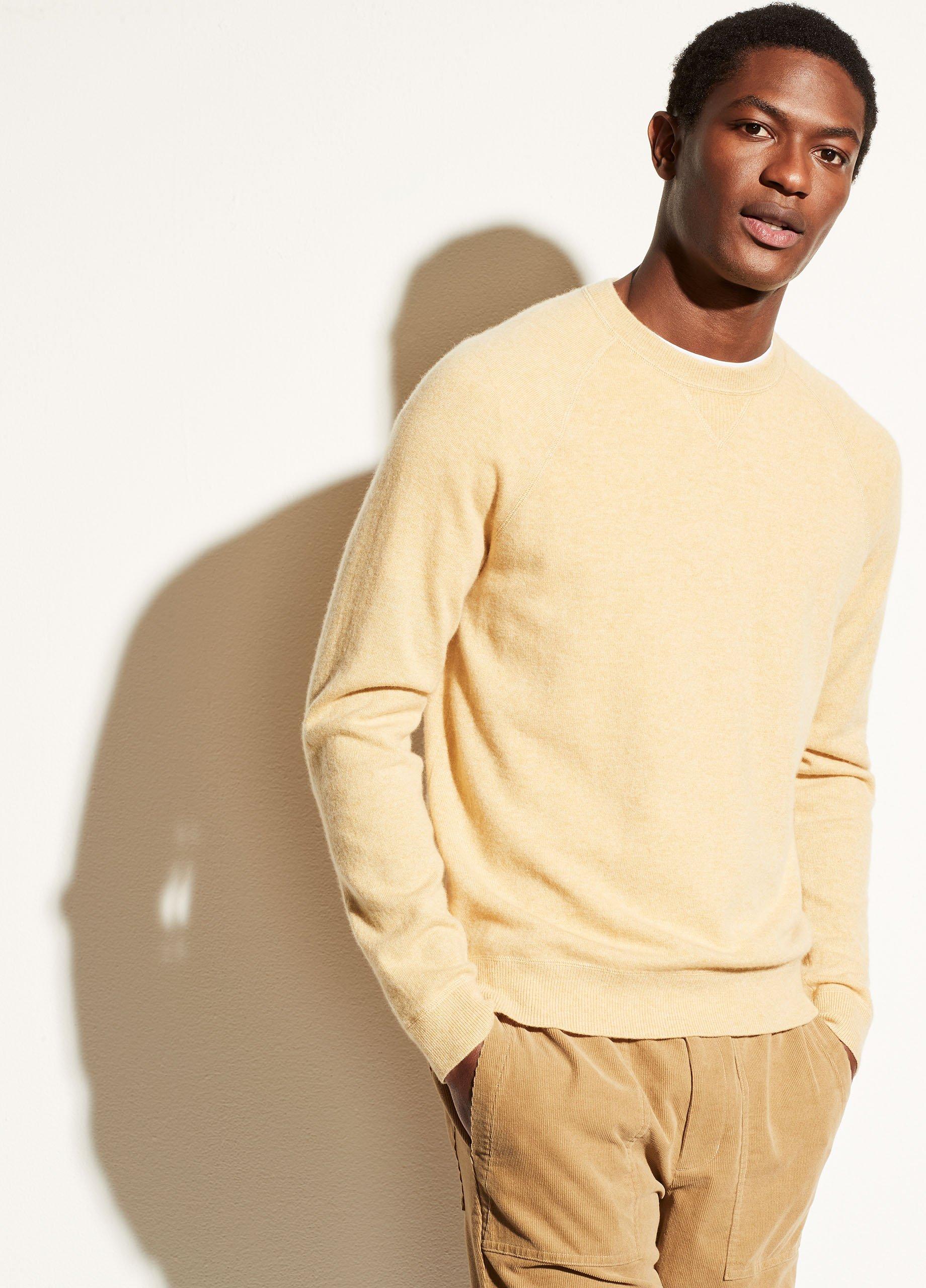 Cashmere Jersey Raglan Crew image number 1