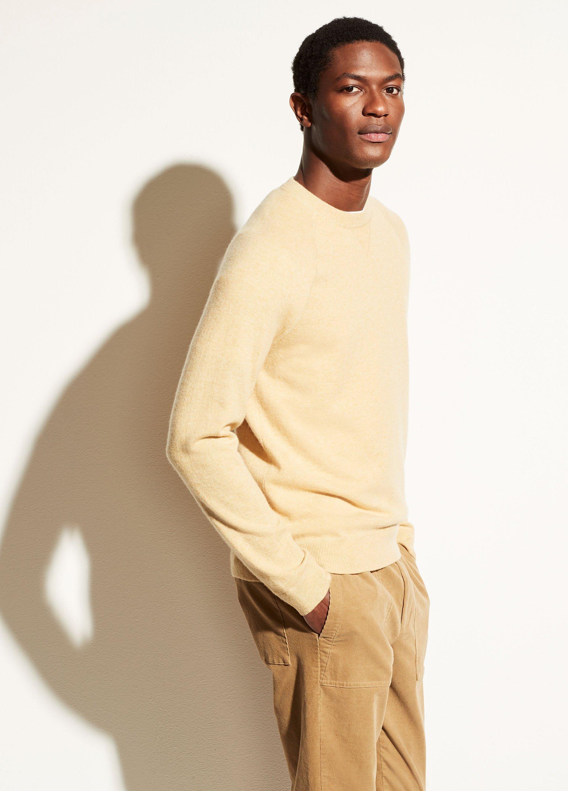 Cashmere Jersey Raglan Crew image number 2