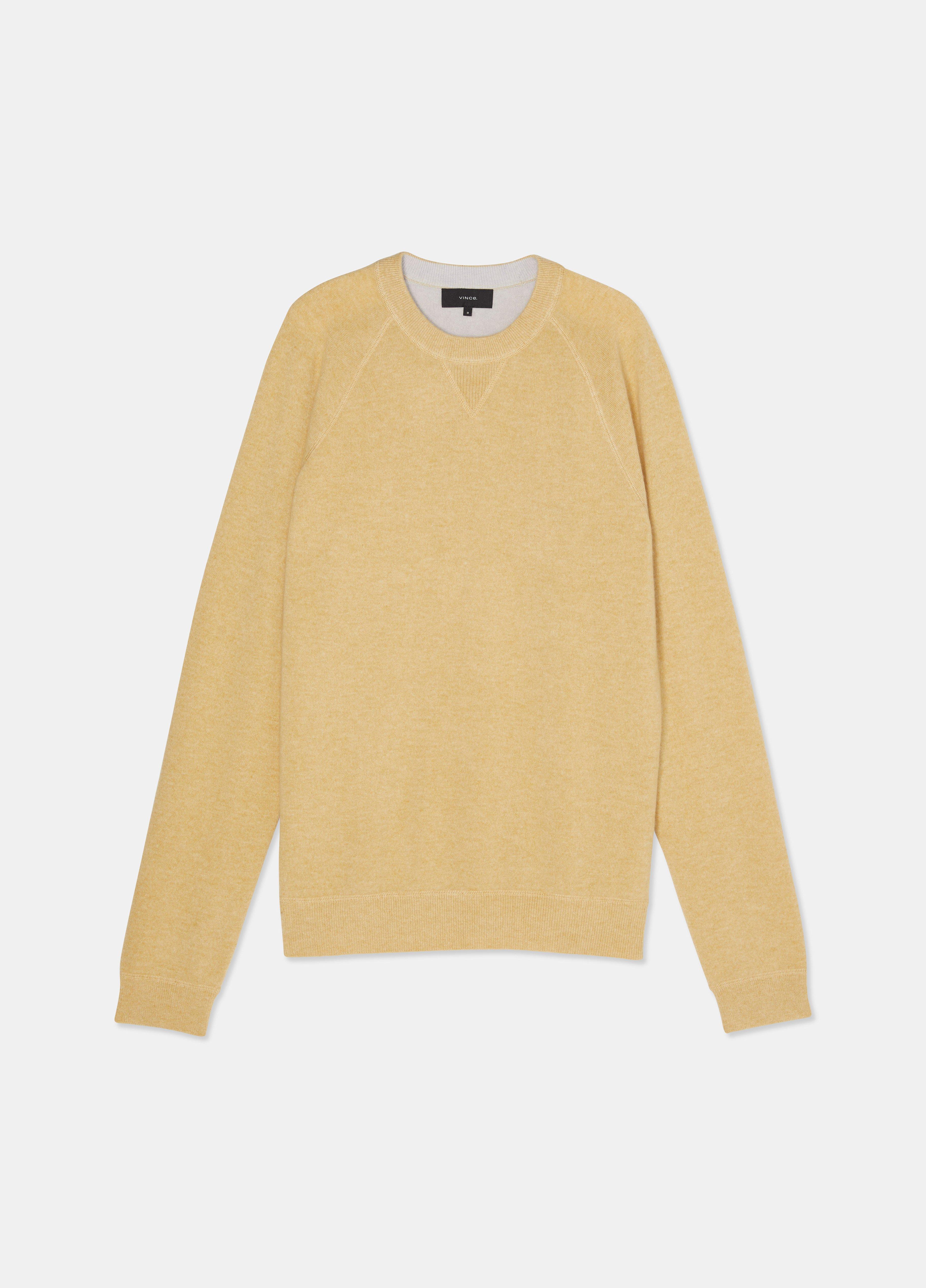 Cashmere Jersey Raglan Crew image number 4