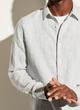 Linen Stripe Long Sleeve Button Down image number 1