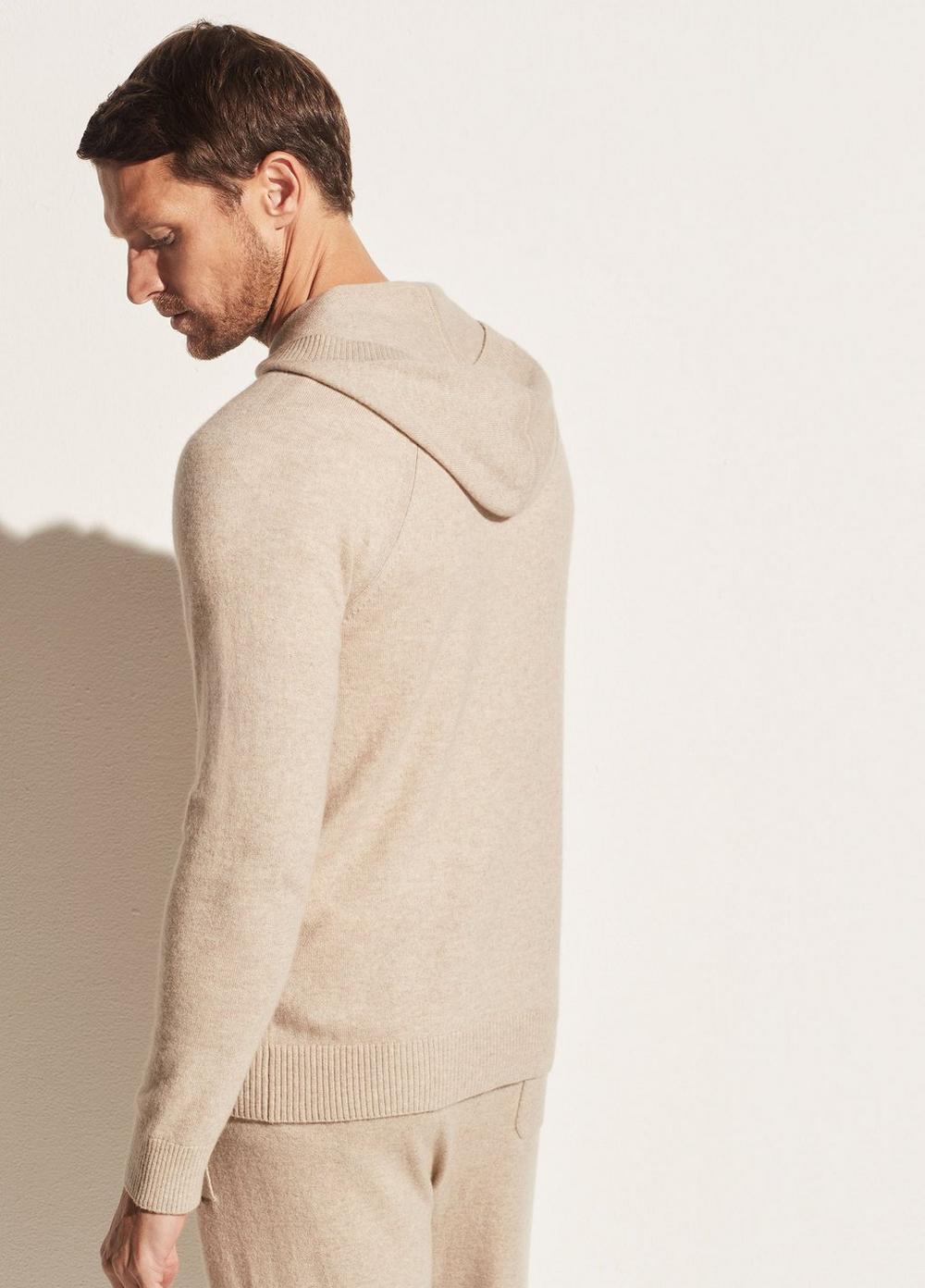 Wool Cashmere Hooded Pullover