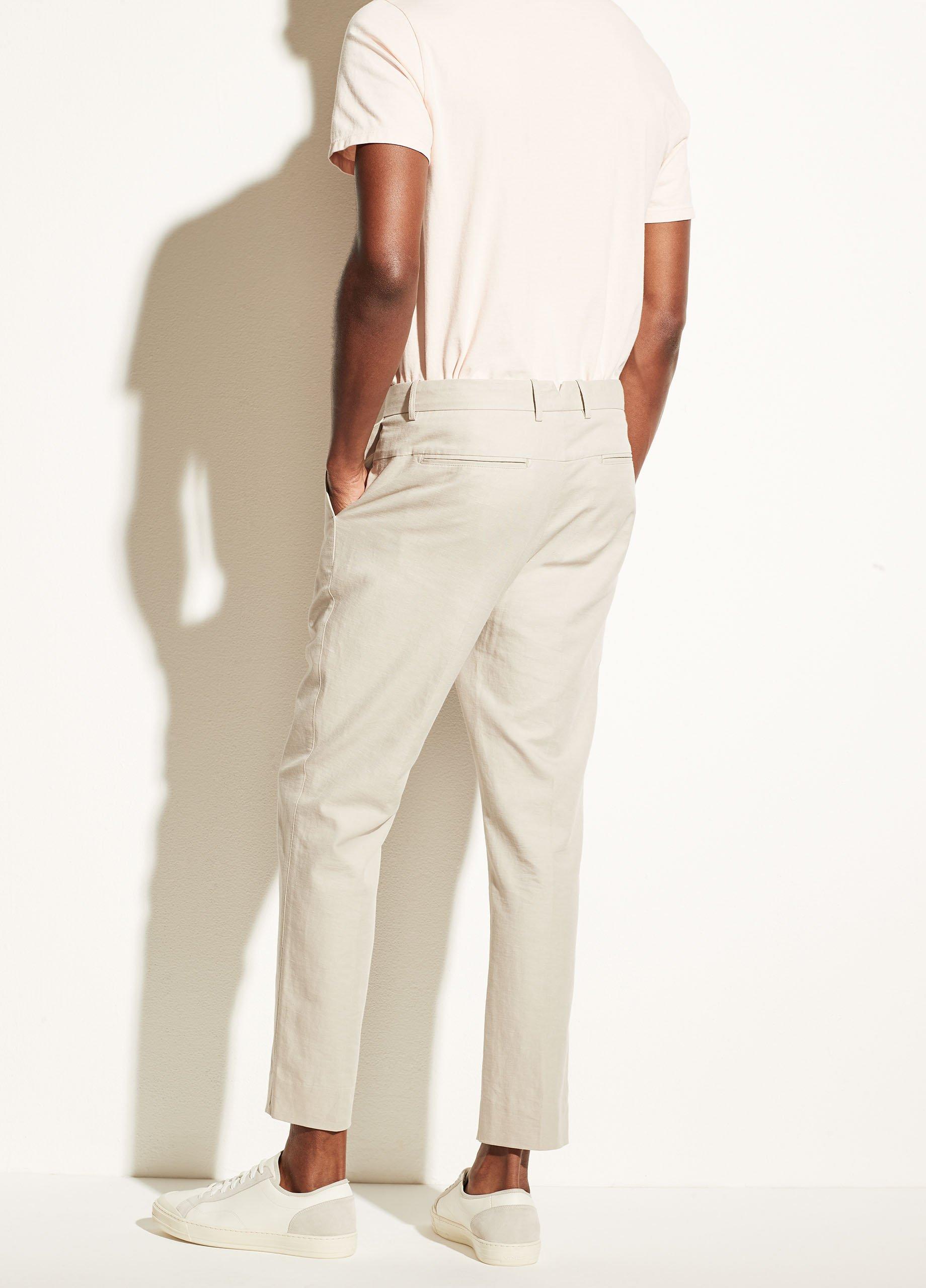 Linen Blend Modern Trouser