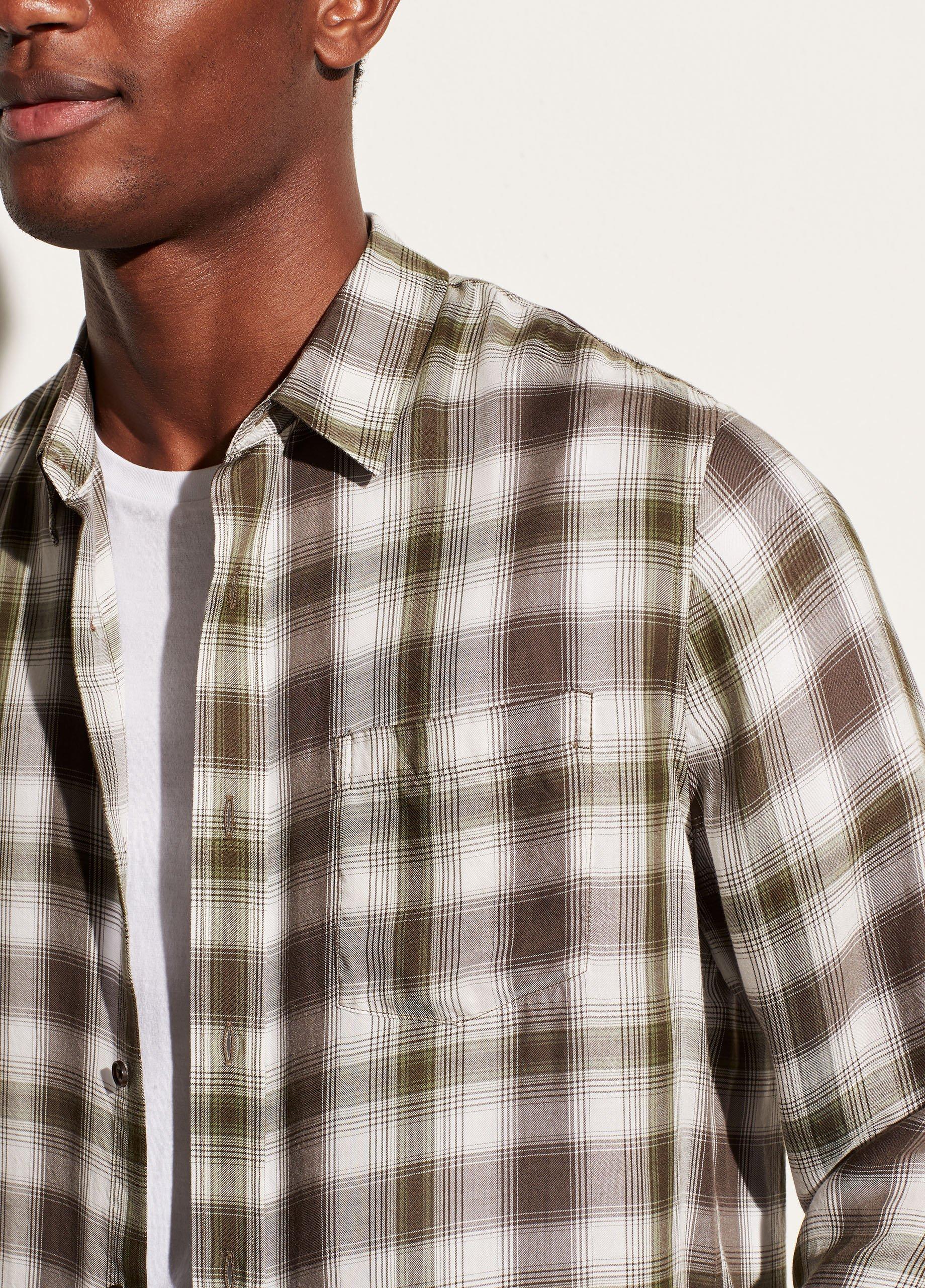 Twill Multi Plaid Long Sleeve image number 1