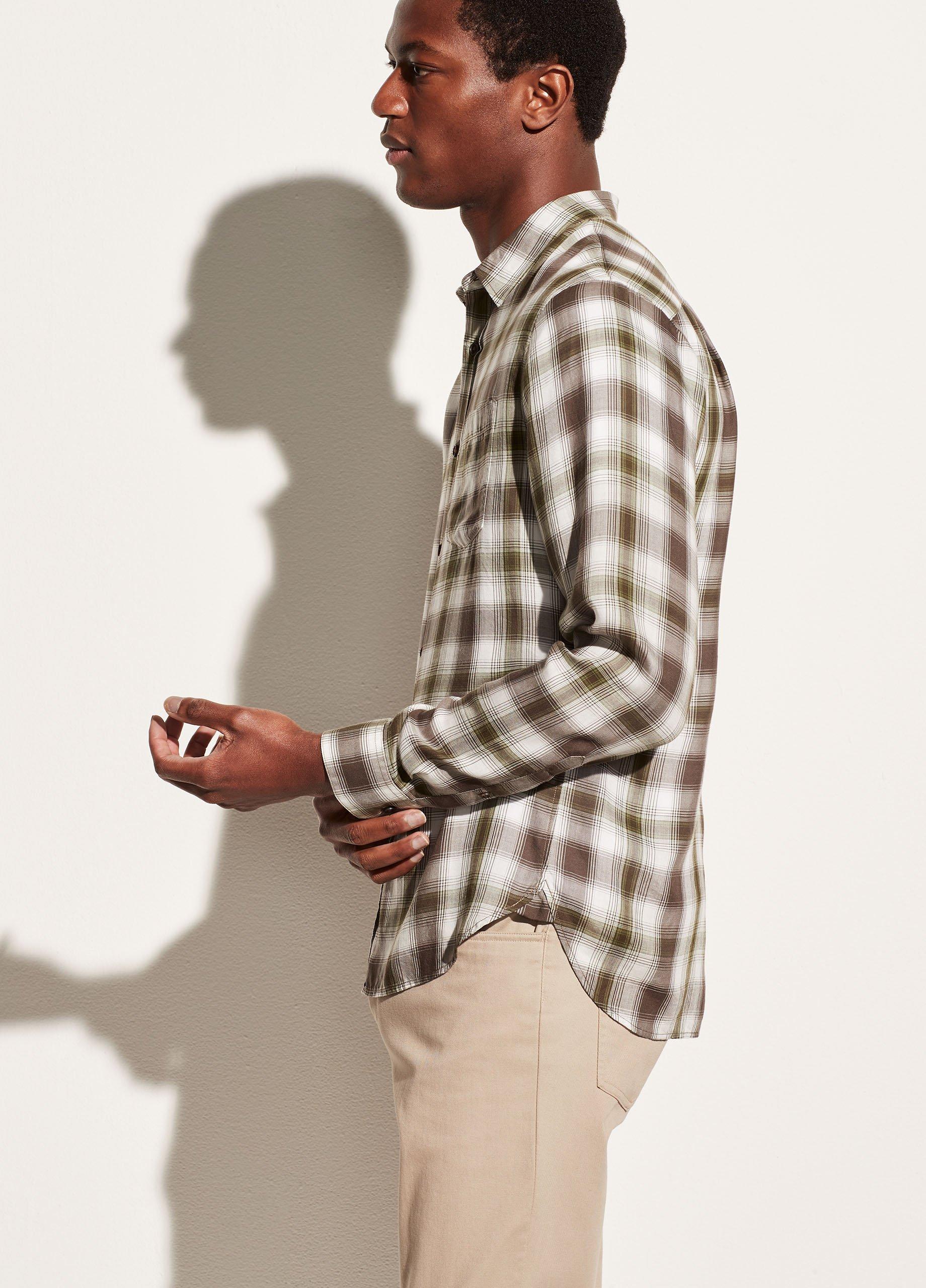 Twill Multi Plaid Long Sleeve image number 2