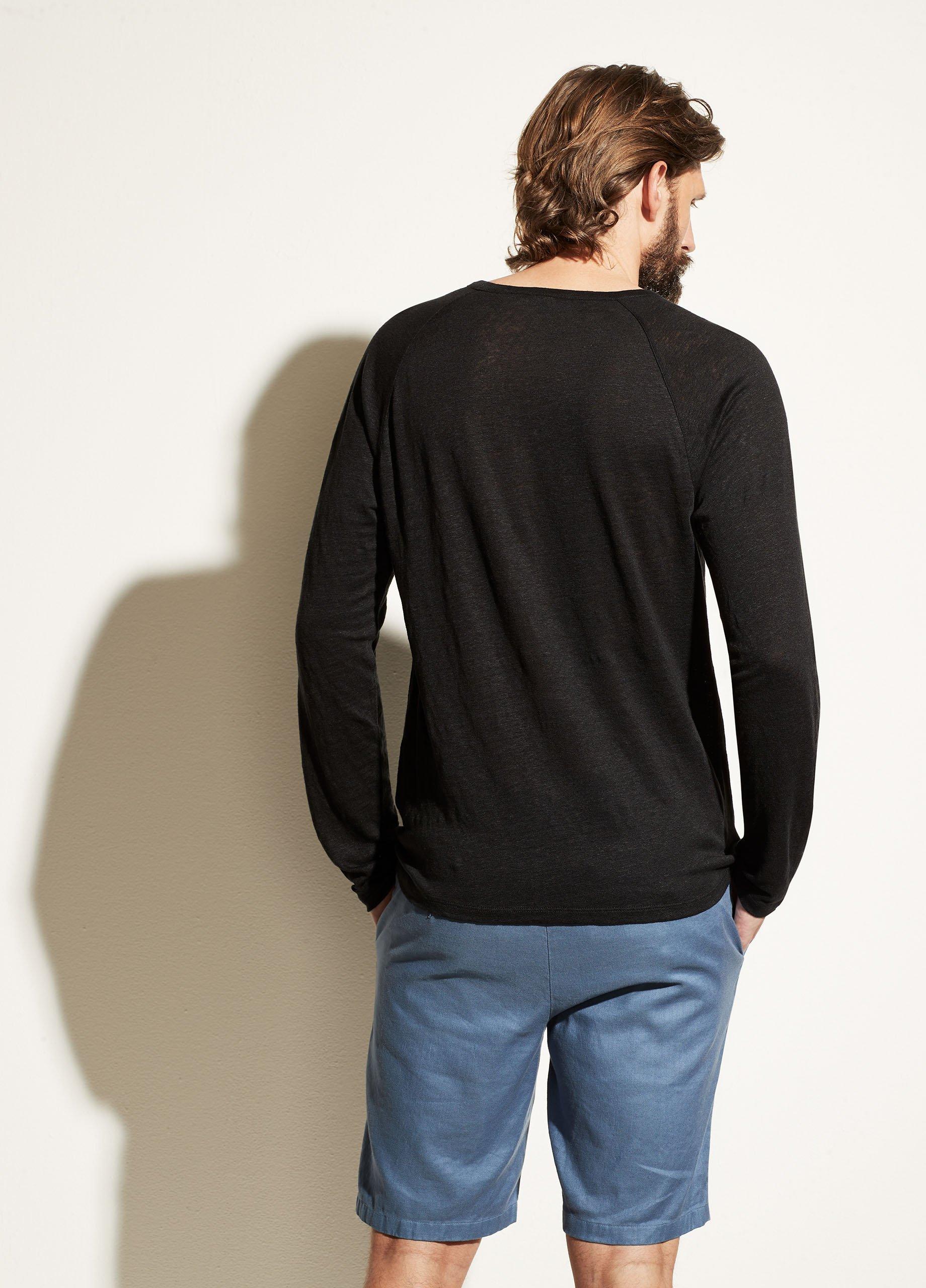 Linen Long Sleeve Crew image number 2
