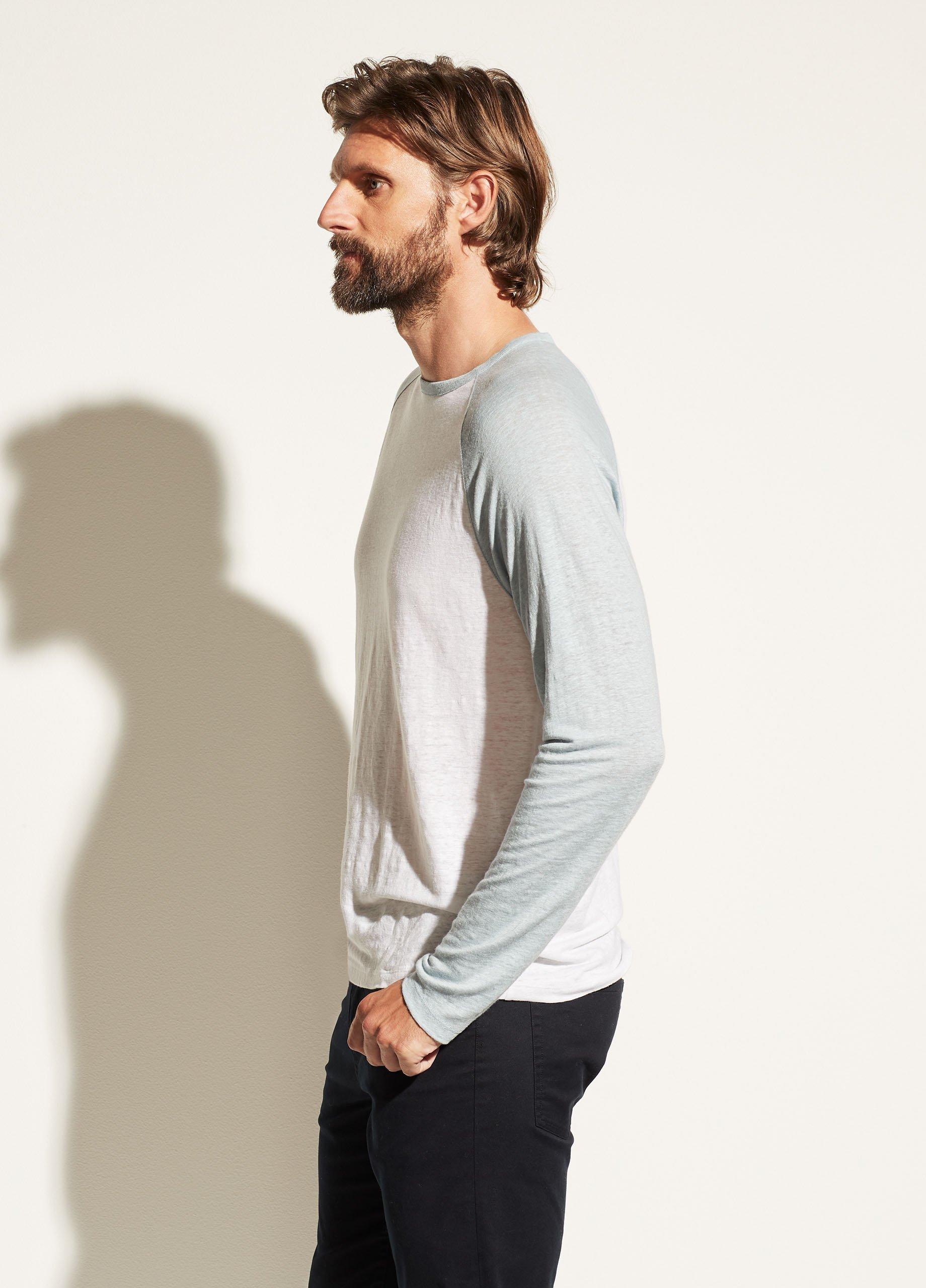 Linen Baseball Crew image number 1